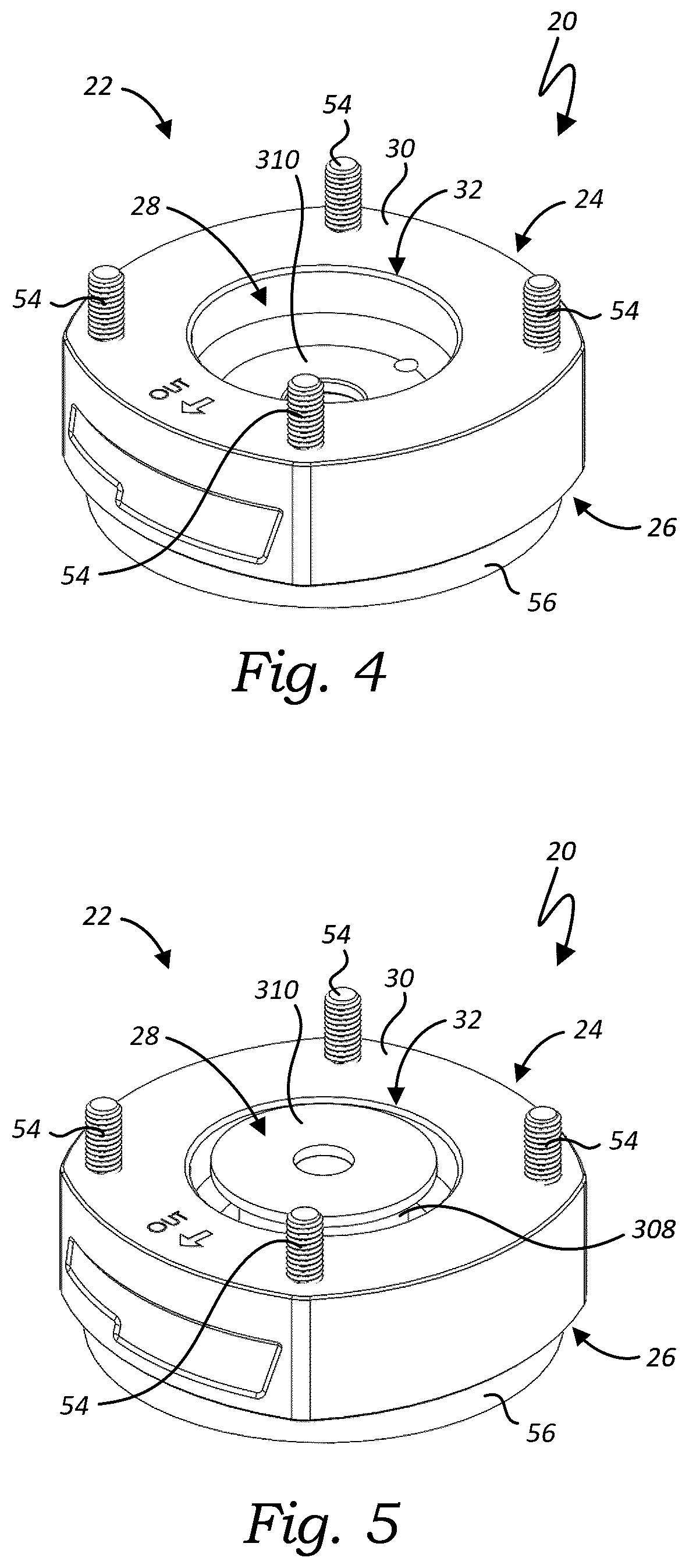Patent US12611907 Figure 4 – Vehicle lift spacer apparatus