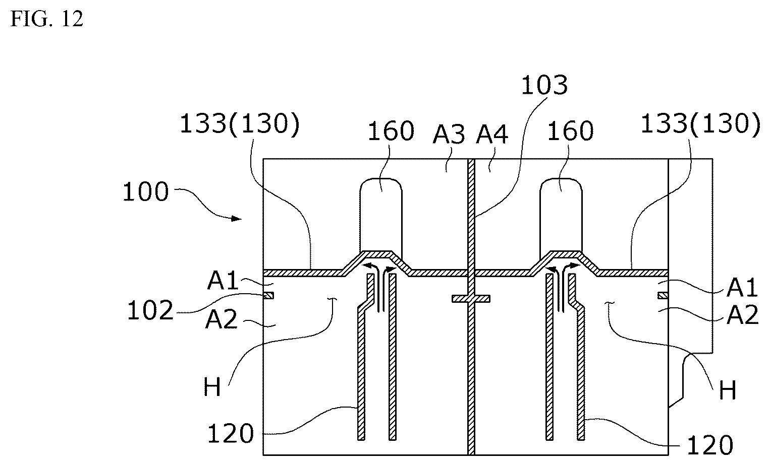 Patent US12611908 Figure 11 – Vehicle air conditioning apparatus