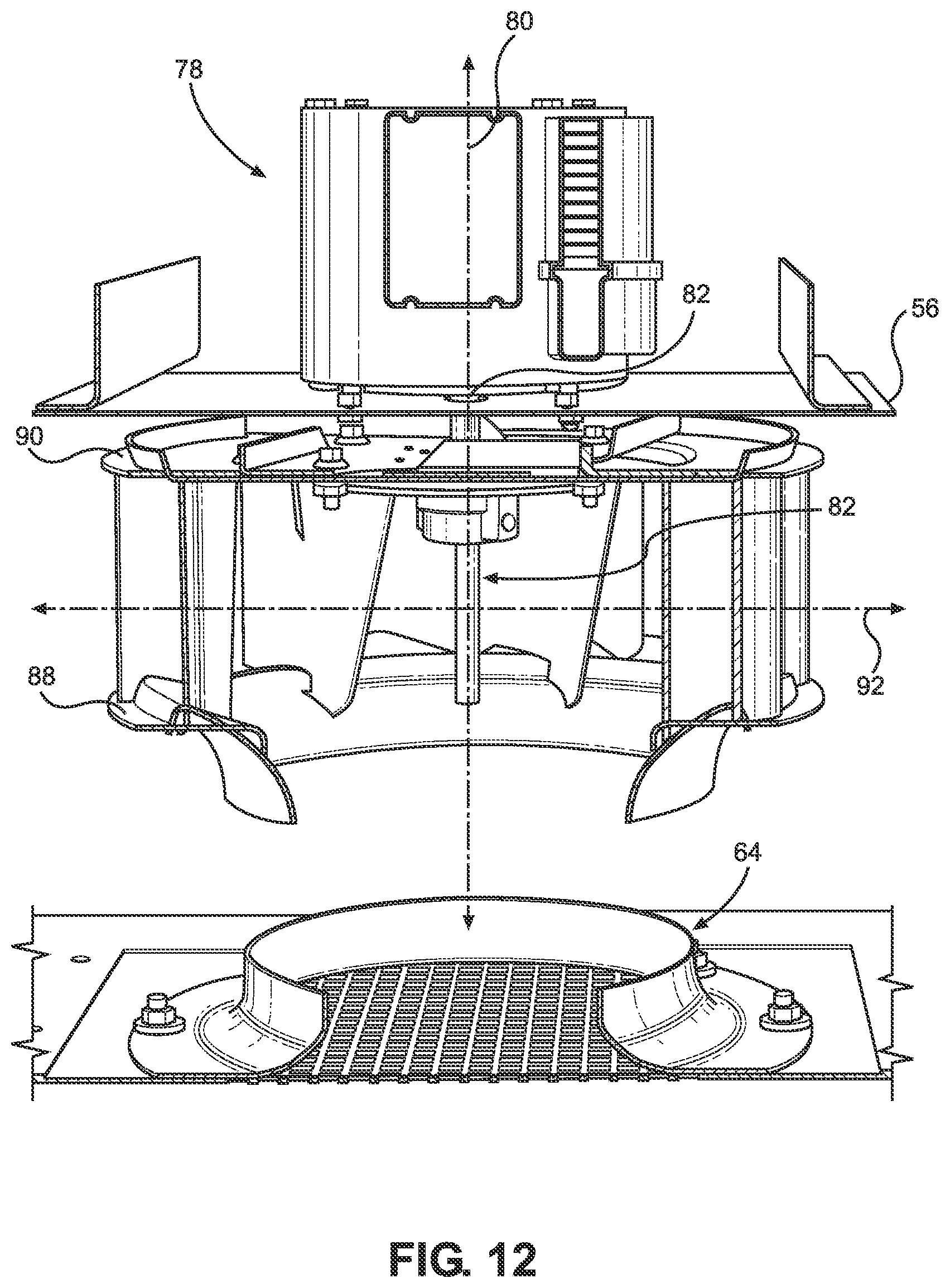 Patent US12611910 Figure 10 – Exhaust system for use in kitchen applications