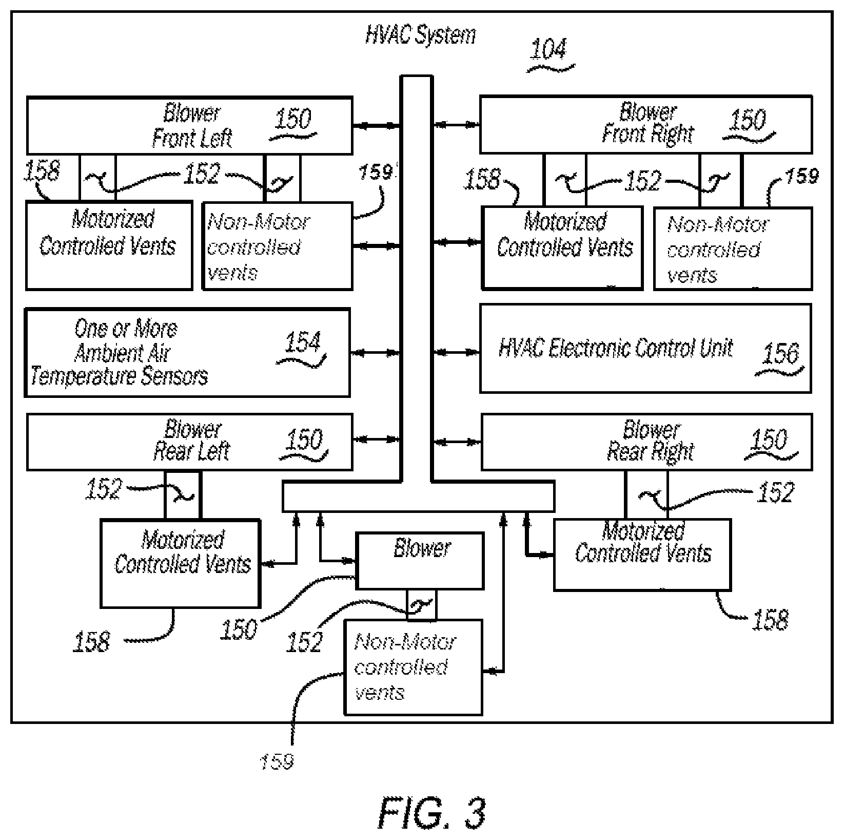 Patent US12611911 Figure 3 – Methods and systems for ventilating air flow in a vehicle