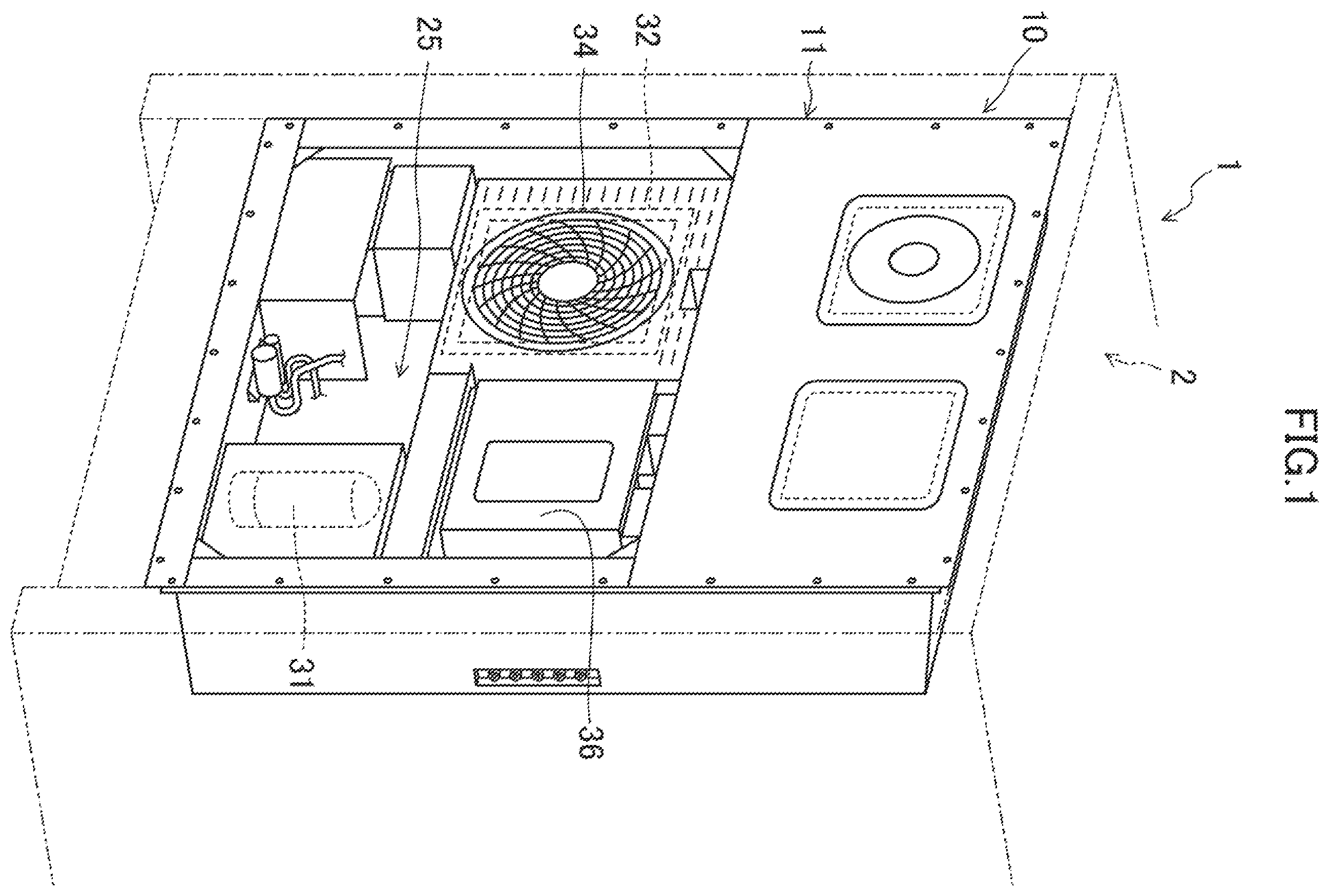 Patent US12611913 Figure 1 – Compartment air-conditioning apparatus, refrigeration apparatus, and transport container