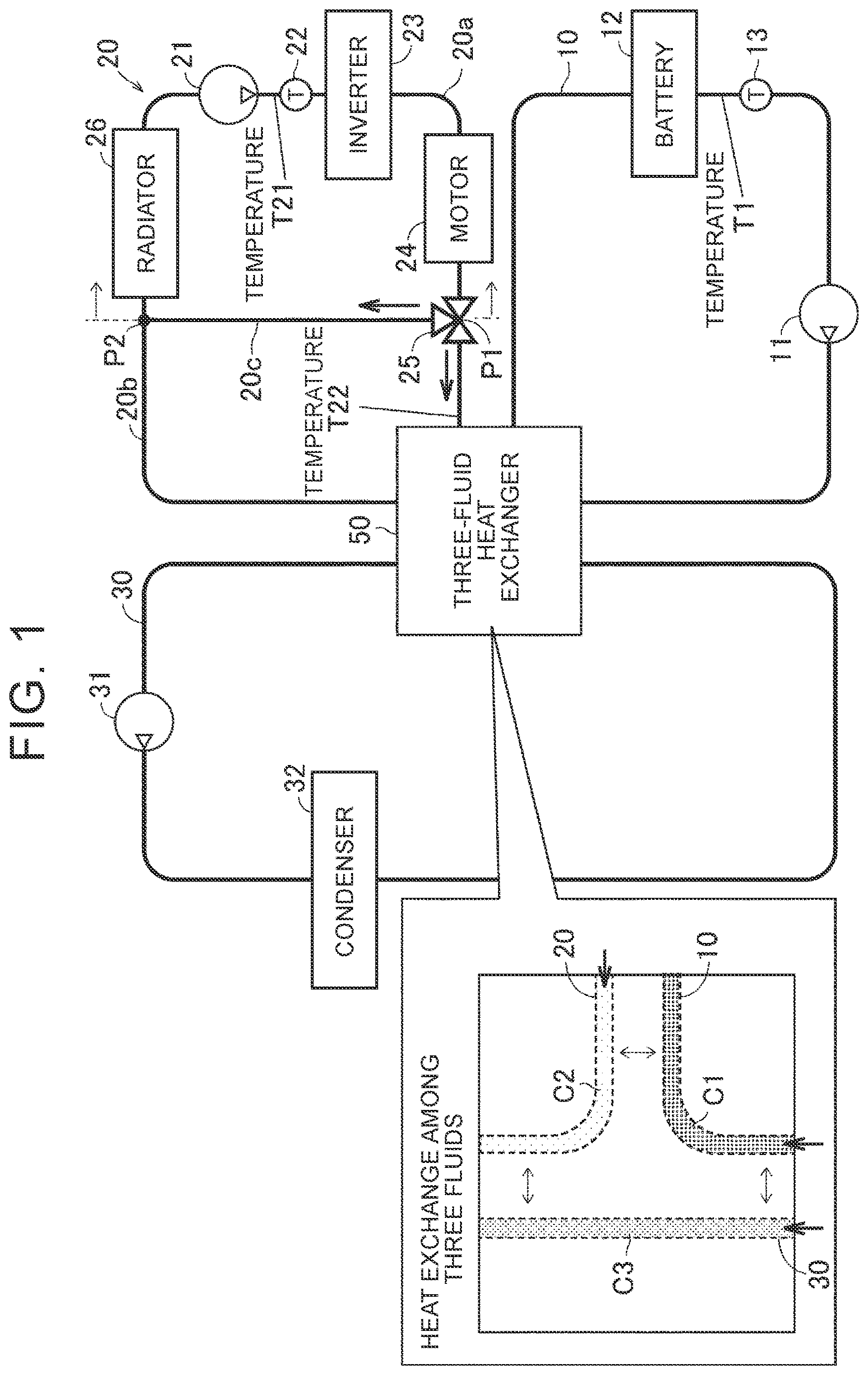 Patent US12611914 Figure 1 – Thermal management system, thermal management method, and computer device
