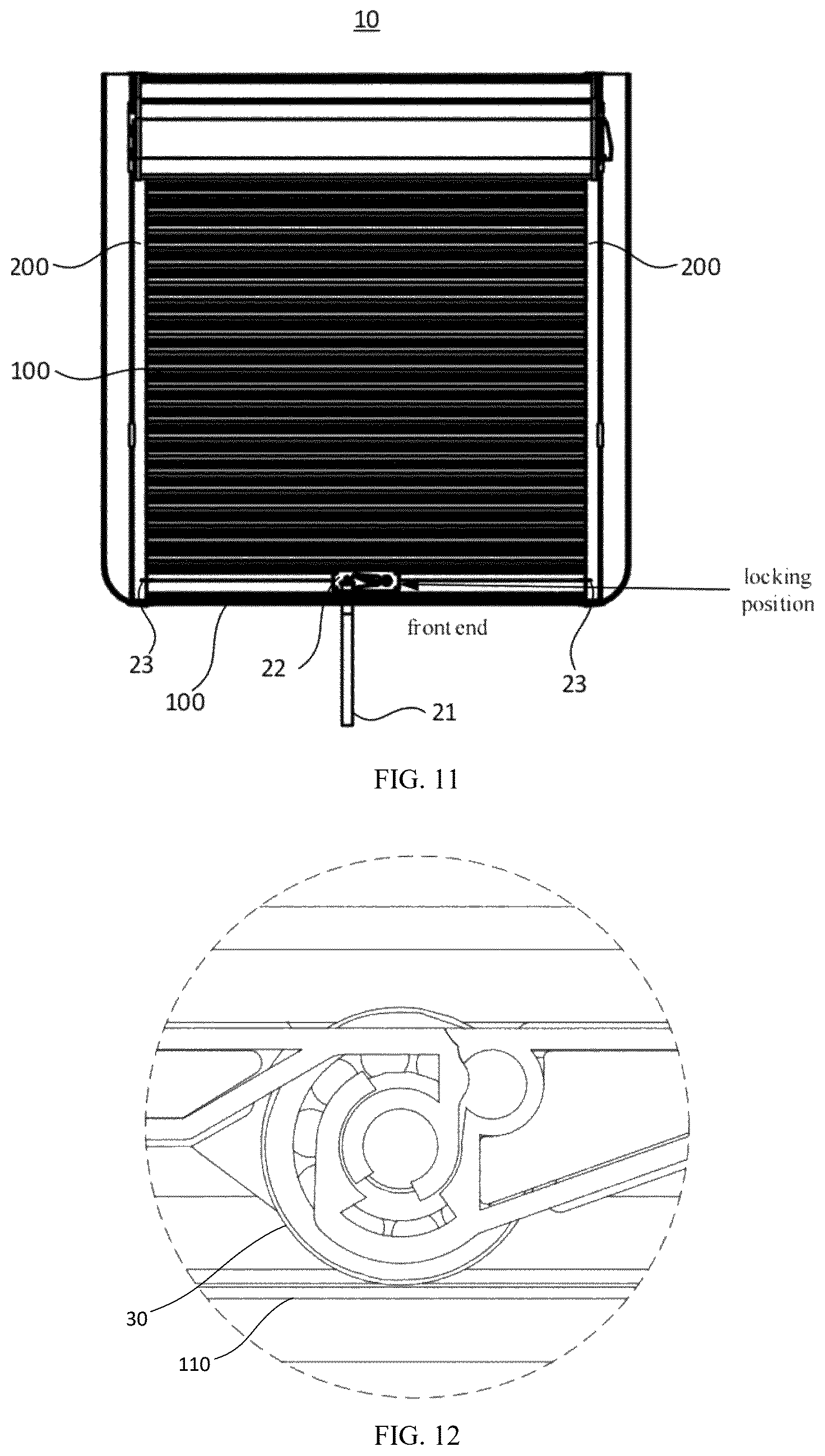 Patent US12611917 Figure 7 – Roller shutter cover
