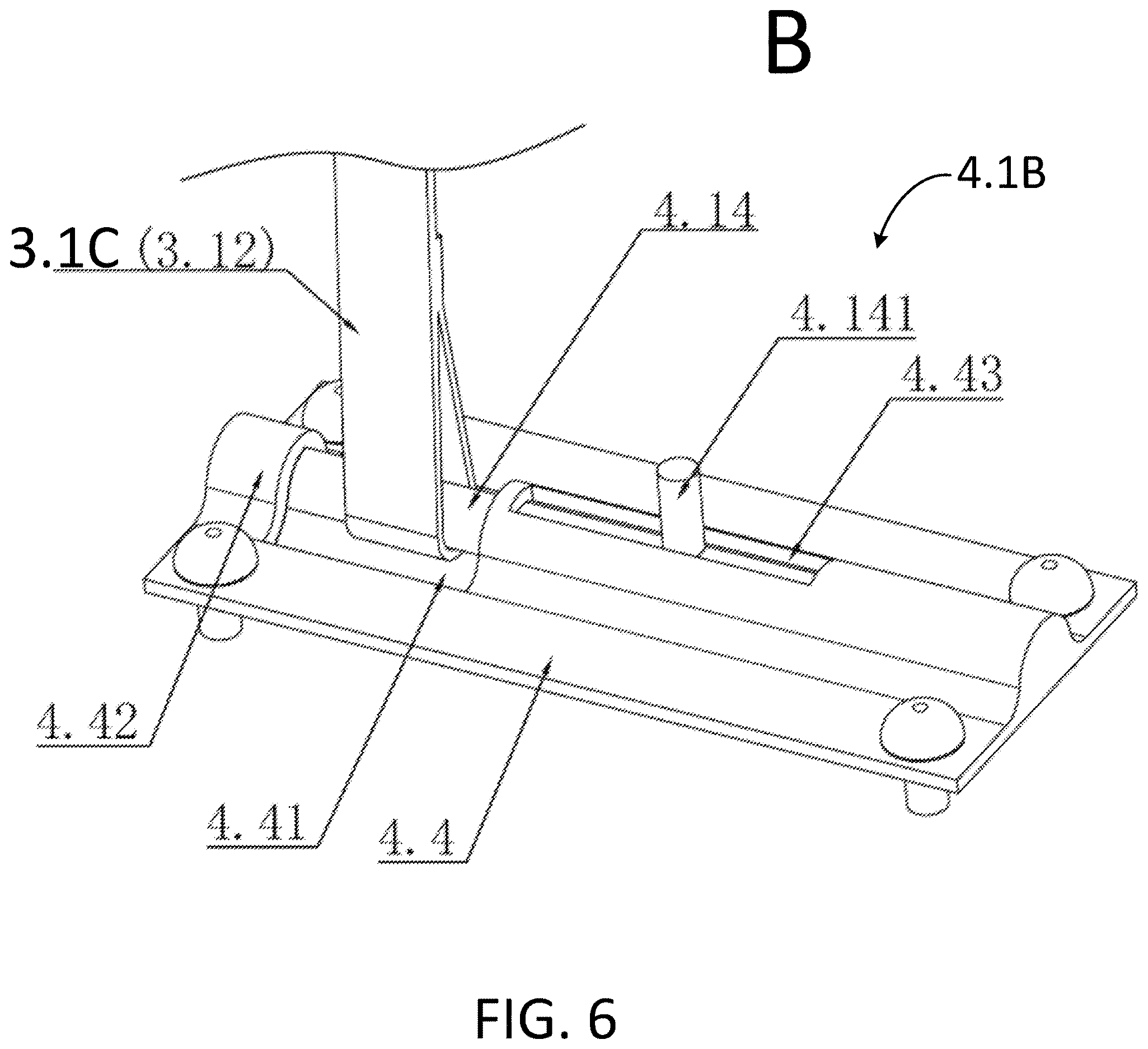 Patent US12611918 Figure 6 – Folding and fixing structure