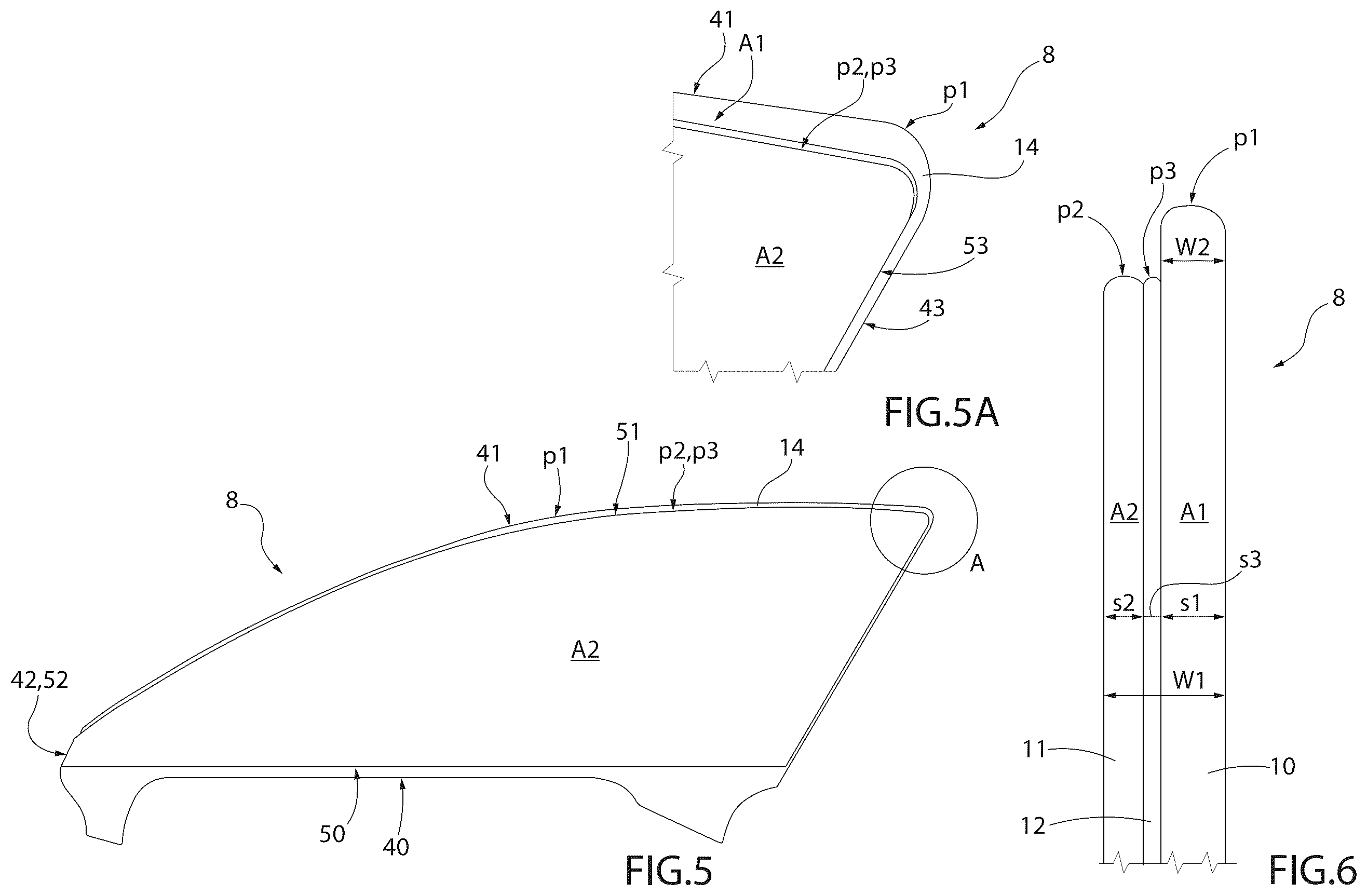 Patent US12611919 Figure 4 – Door glass with crystal flush with the outer body