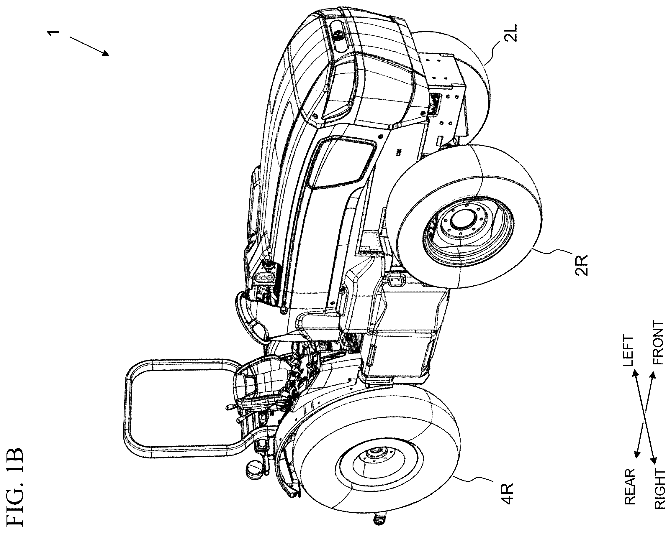 Patent US12611920 Figure 2 – Electric work vehicle