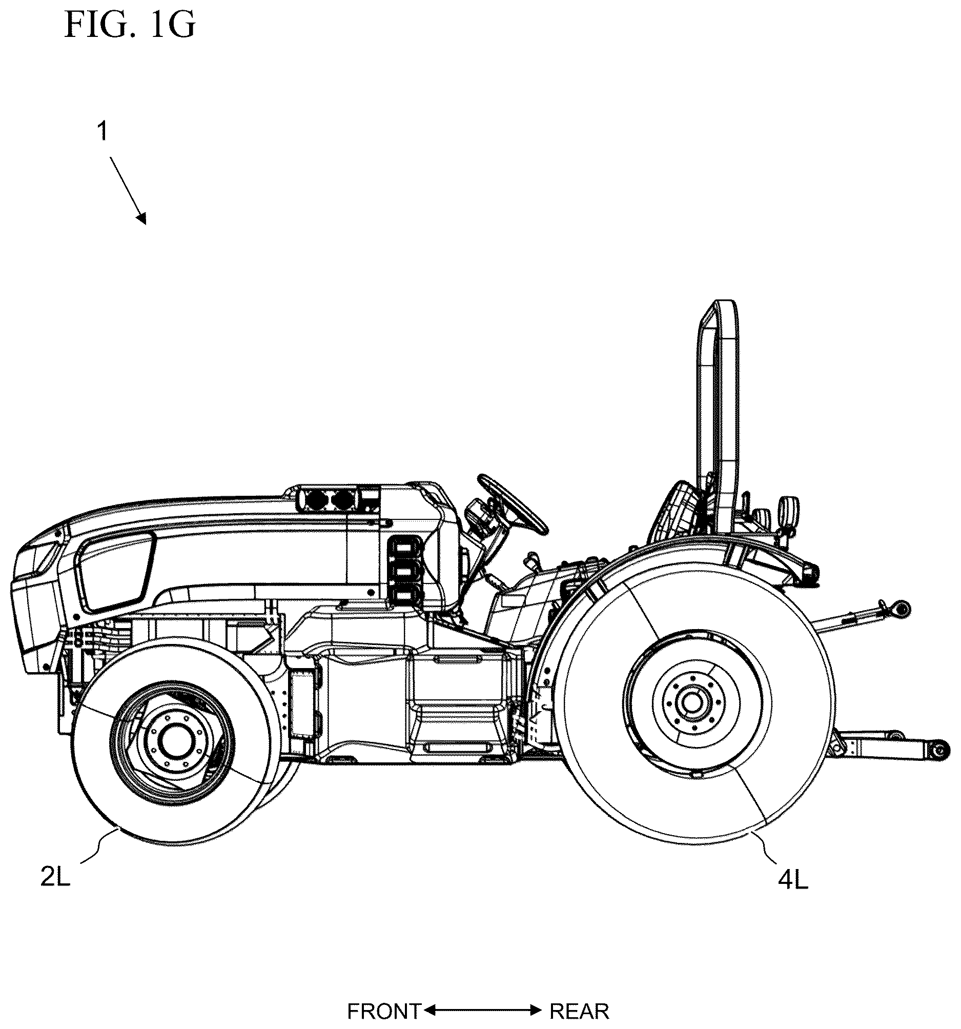 Patent US12611920 Figure 7 – Electric work vehicle