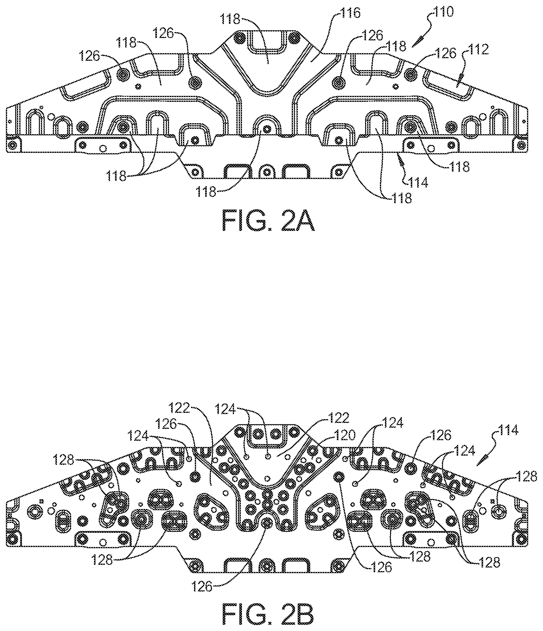 Patent US12611922 Figure 2 – Patterned two sheet shear panel constructions