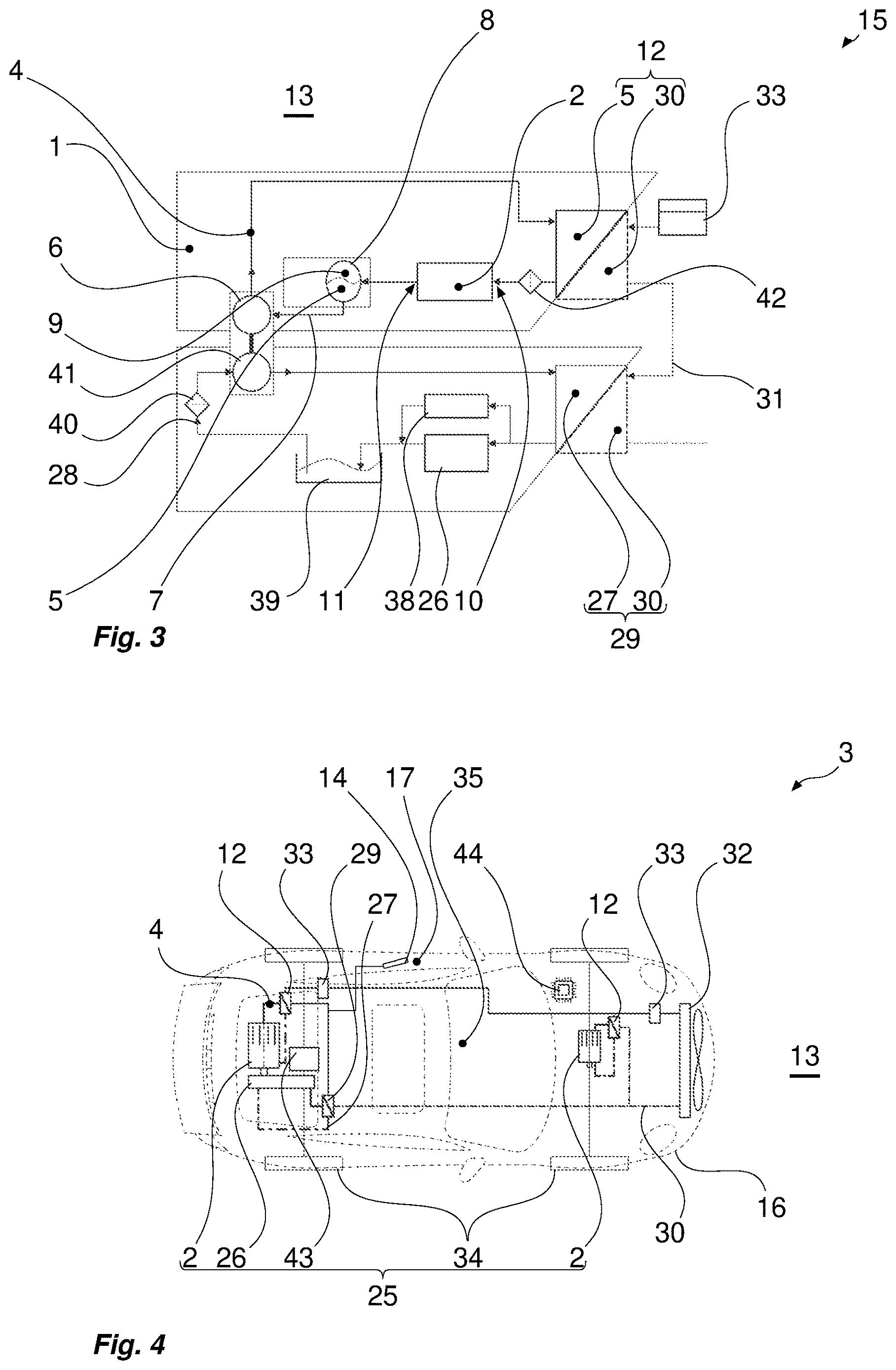 Patent US12611923 Figure 2 – Cooling system for an electric traction machine for a motor vehicle