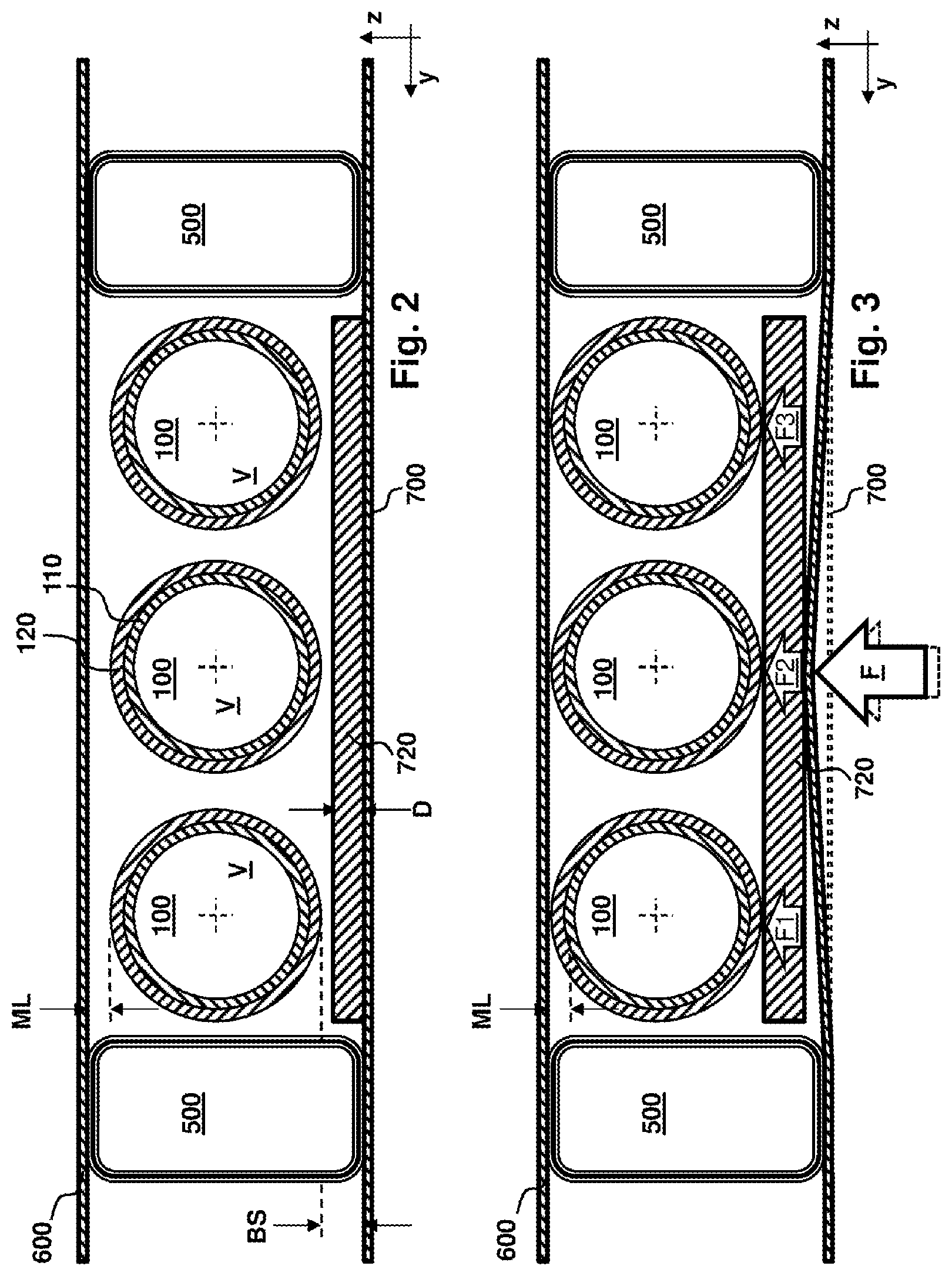 Patent US12611925 Figure 2 – Pressure container system having a load-distributing base layer