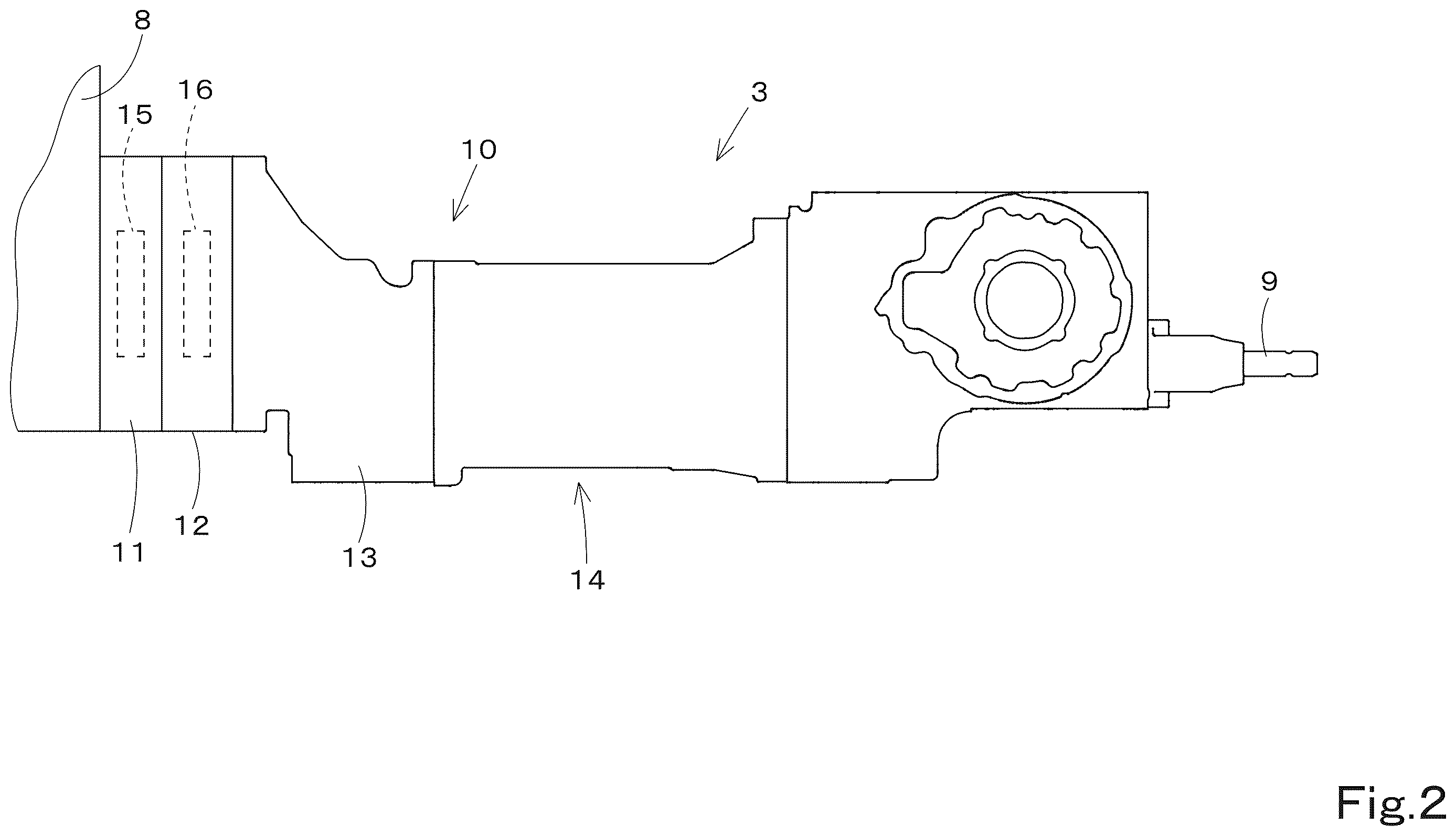 Patent US12611928 Figure 2 – Working vehicle