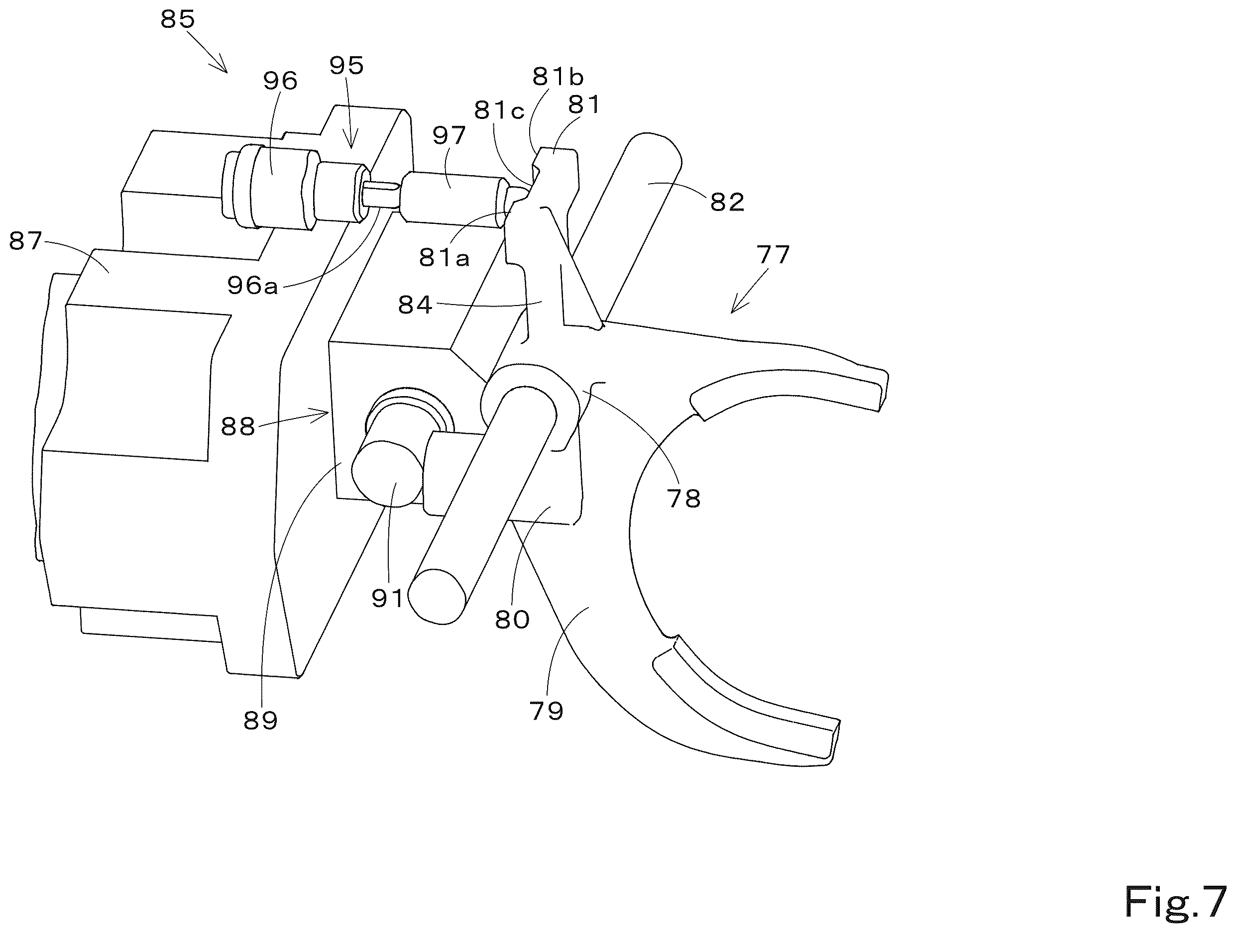Patent US12611928 Figure 7 – Working vehicle