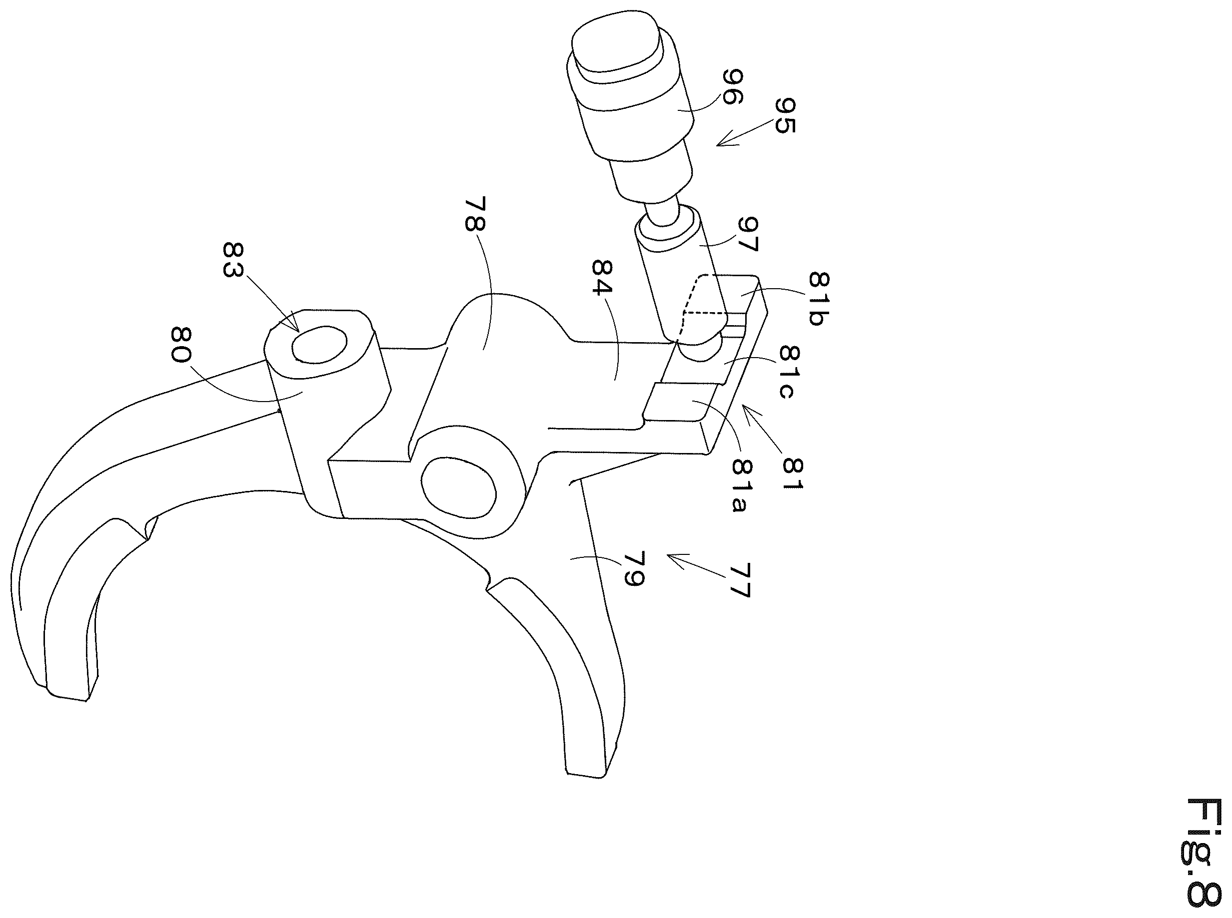 Patent US12611928 Figure 8 – Working vehicle