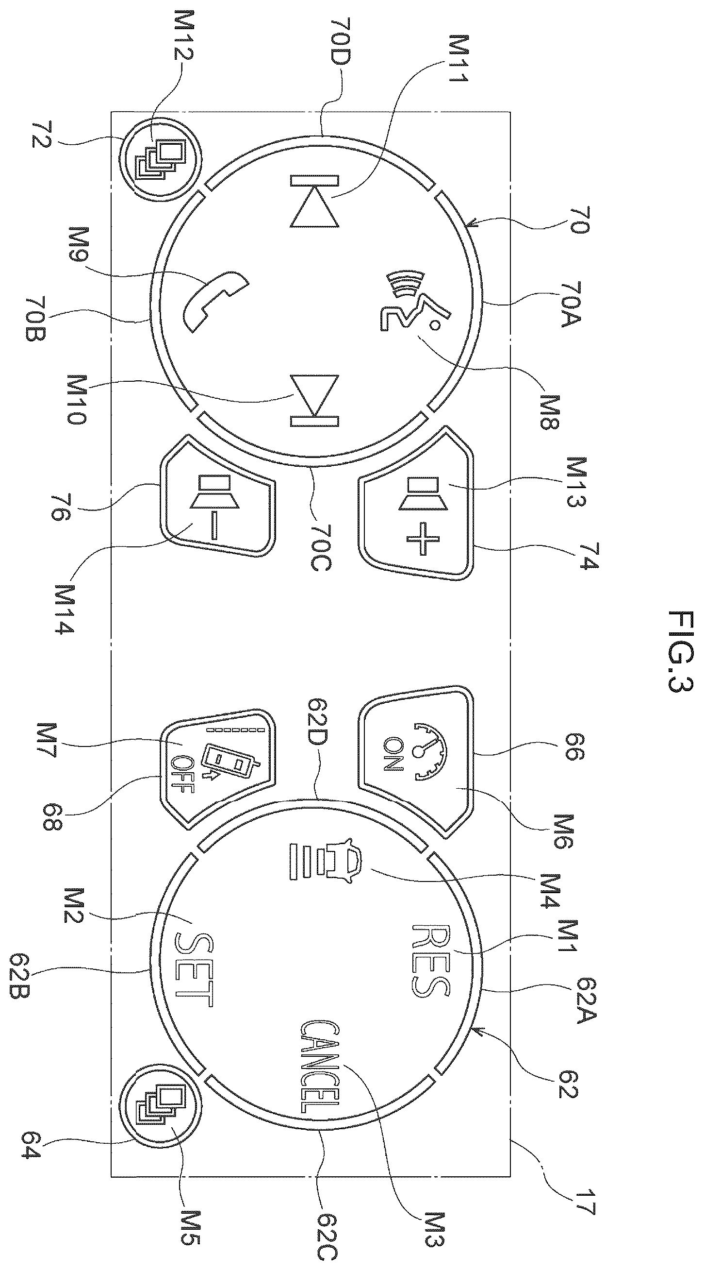 Patent US12611929 Figure 3 – Vehicle input device, vehicle input method, and non-transitory storage medium stored with vehicle input program