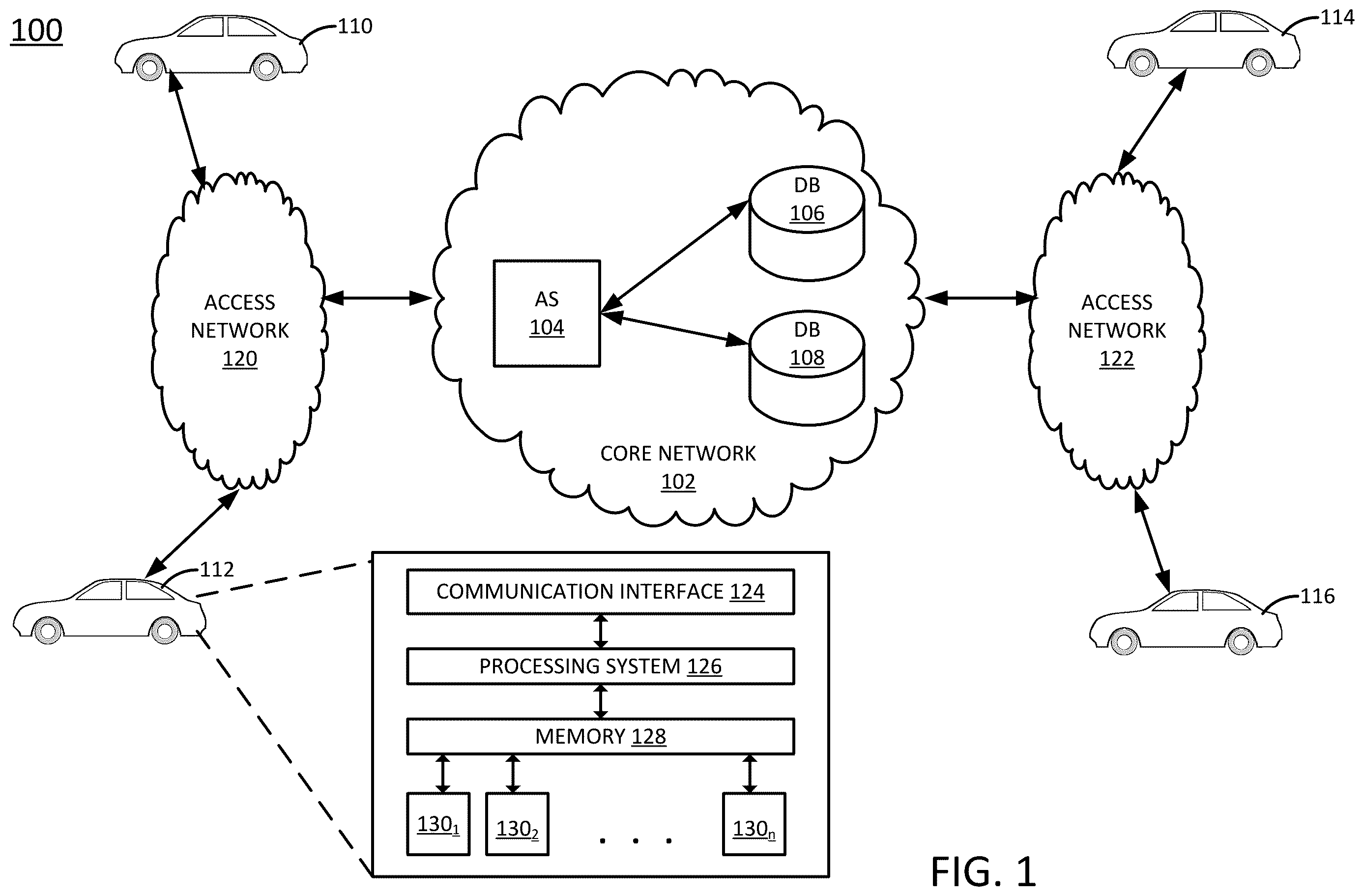 Patent US12611932 Figure 1 – Augmented-reality map assistance to improve driver visibility