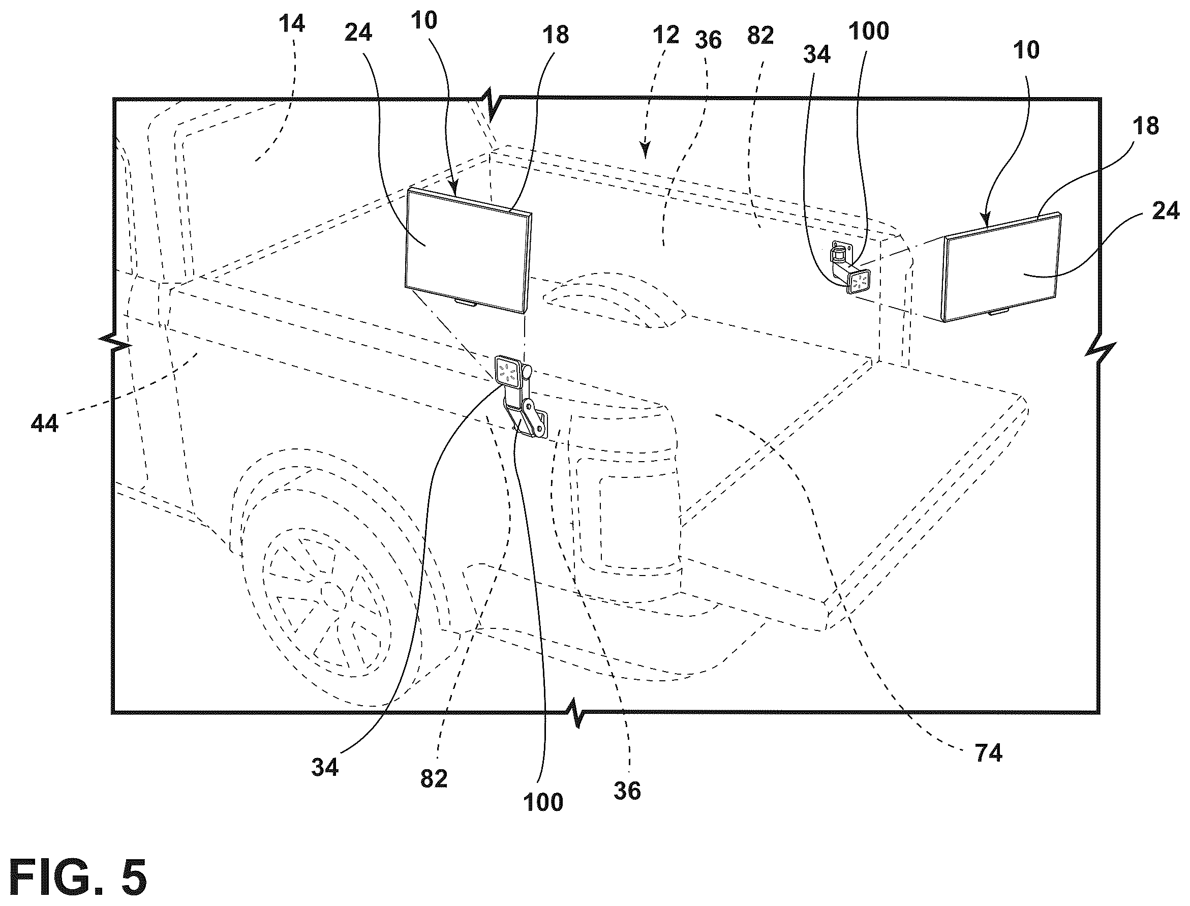 Patent US12611933 Figure 5 – Removable and dockable display