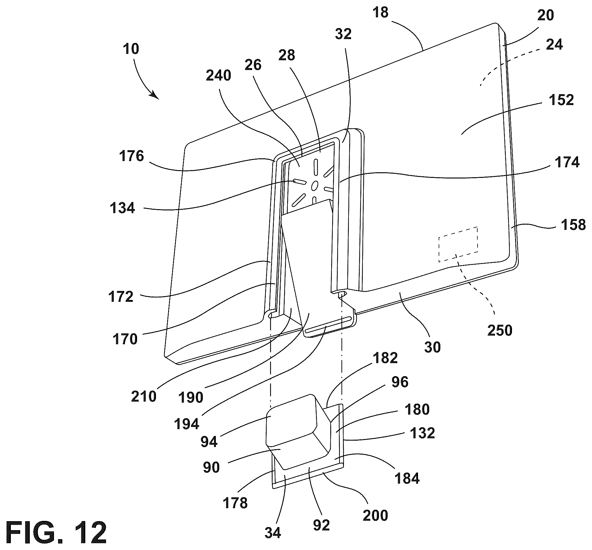Patent US12611933 Figure 10 – Removable and dockable display