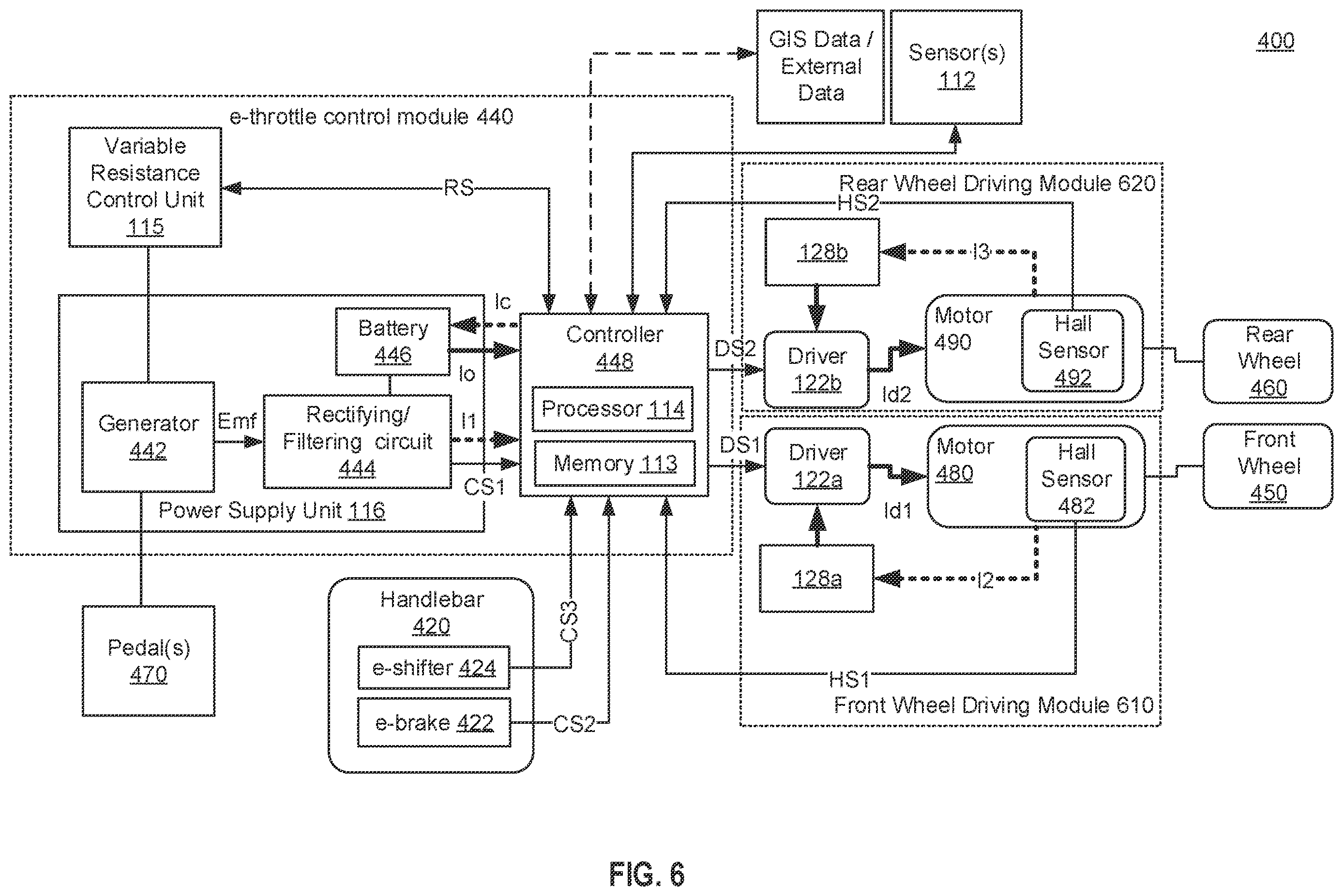 Patent US12611940 Figure 6 – Electric vehicle systems and methods for driving vehicles