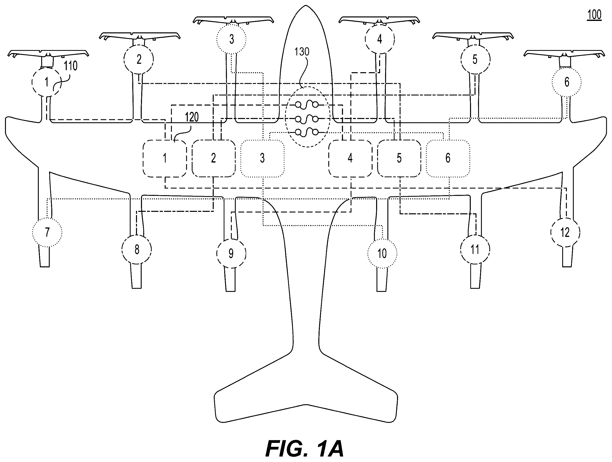 Patent US12611942 Figure 1 – High power distribution architectures