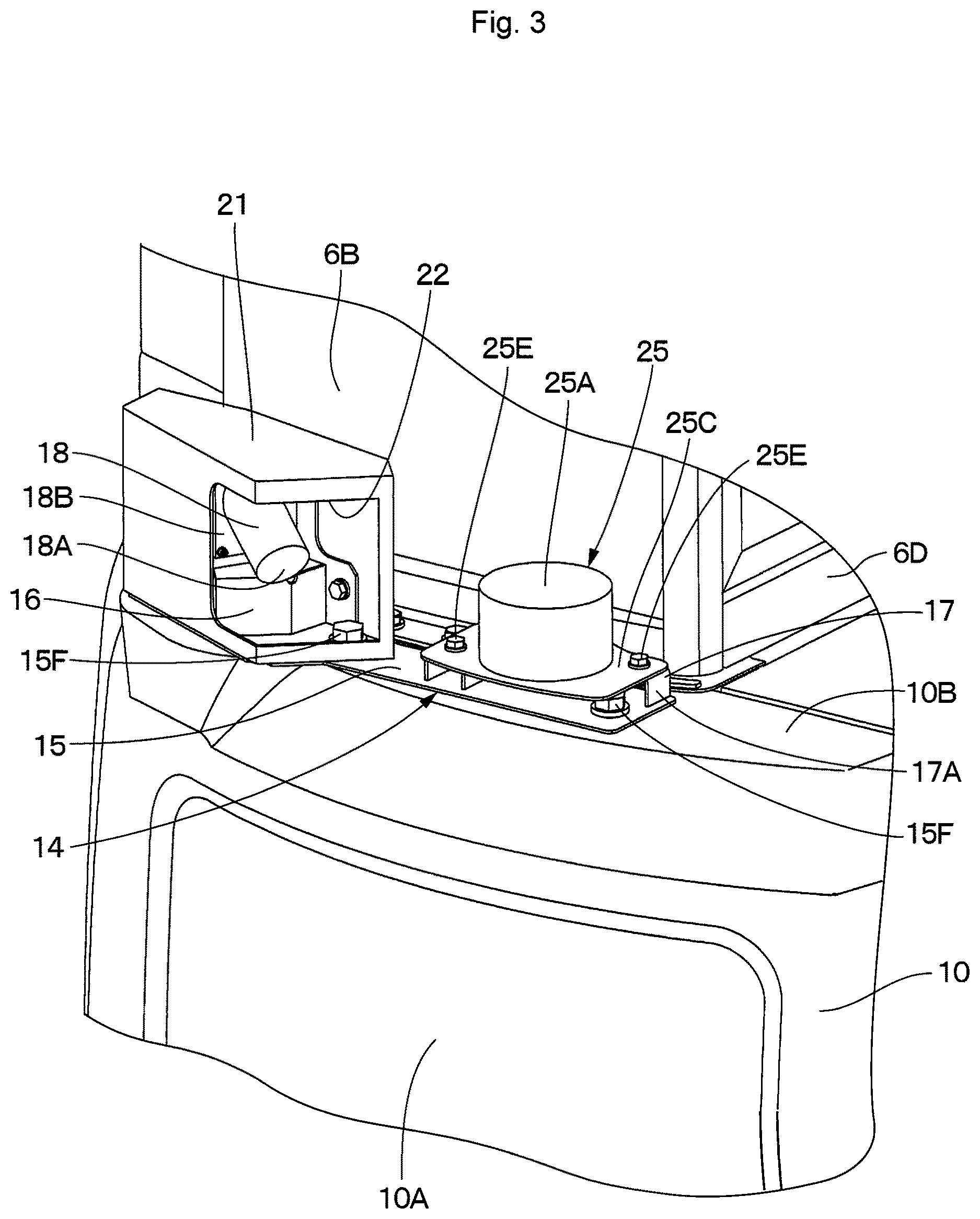 Patent US12611944 Figure 3 – Electric construction machine