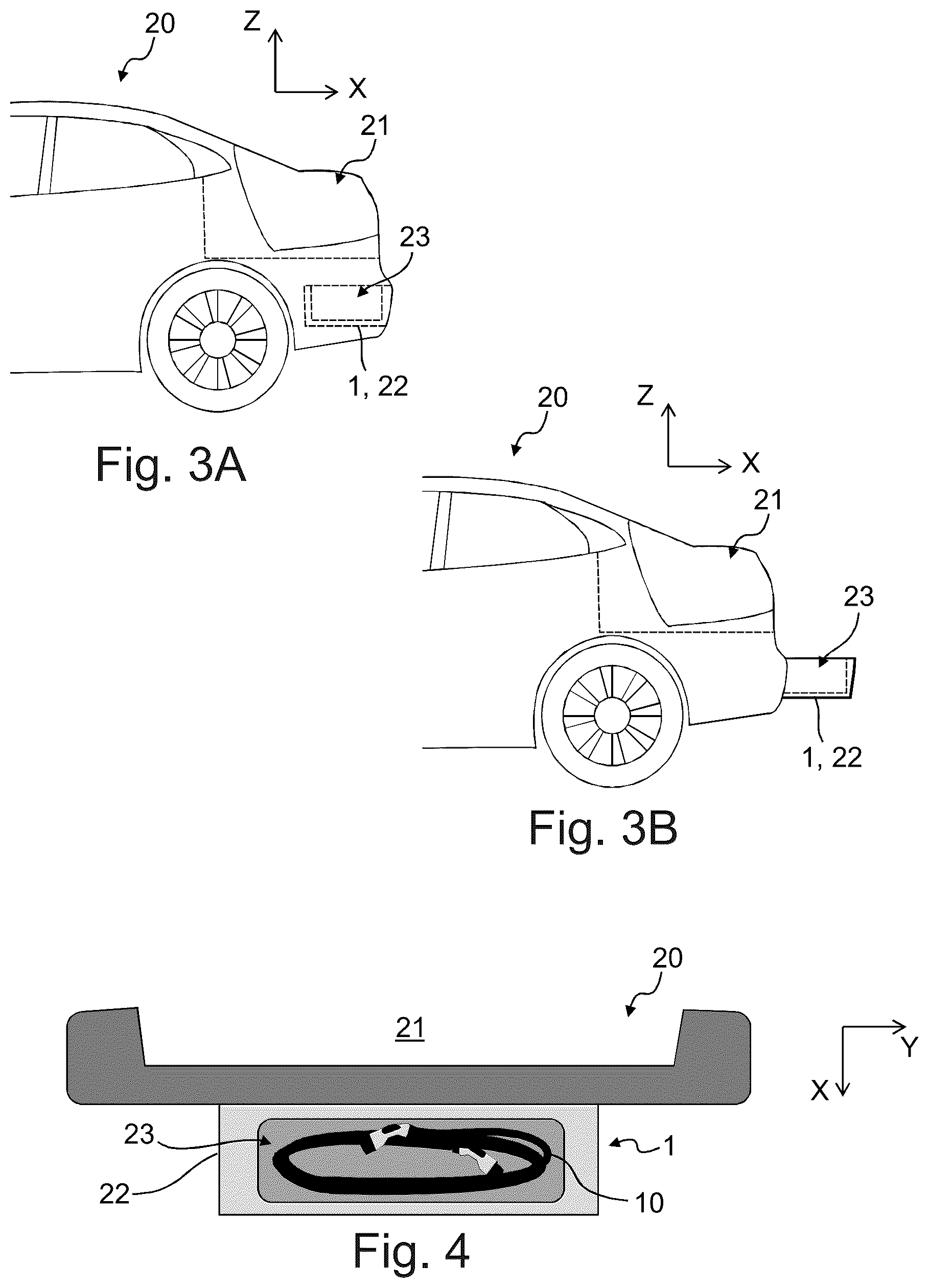 Patent US12611945 Figure 3 – Charging equipment and storage for an electrified vehicle