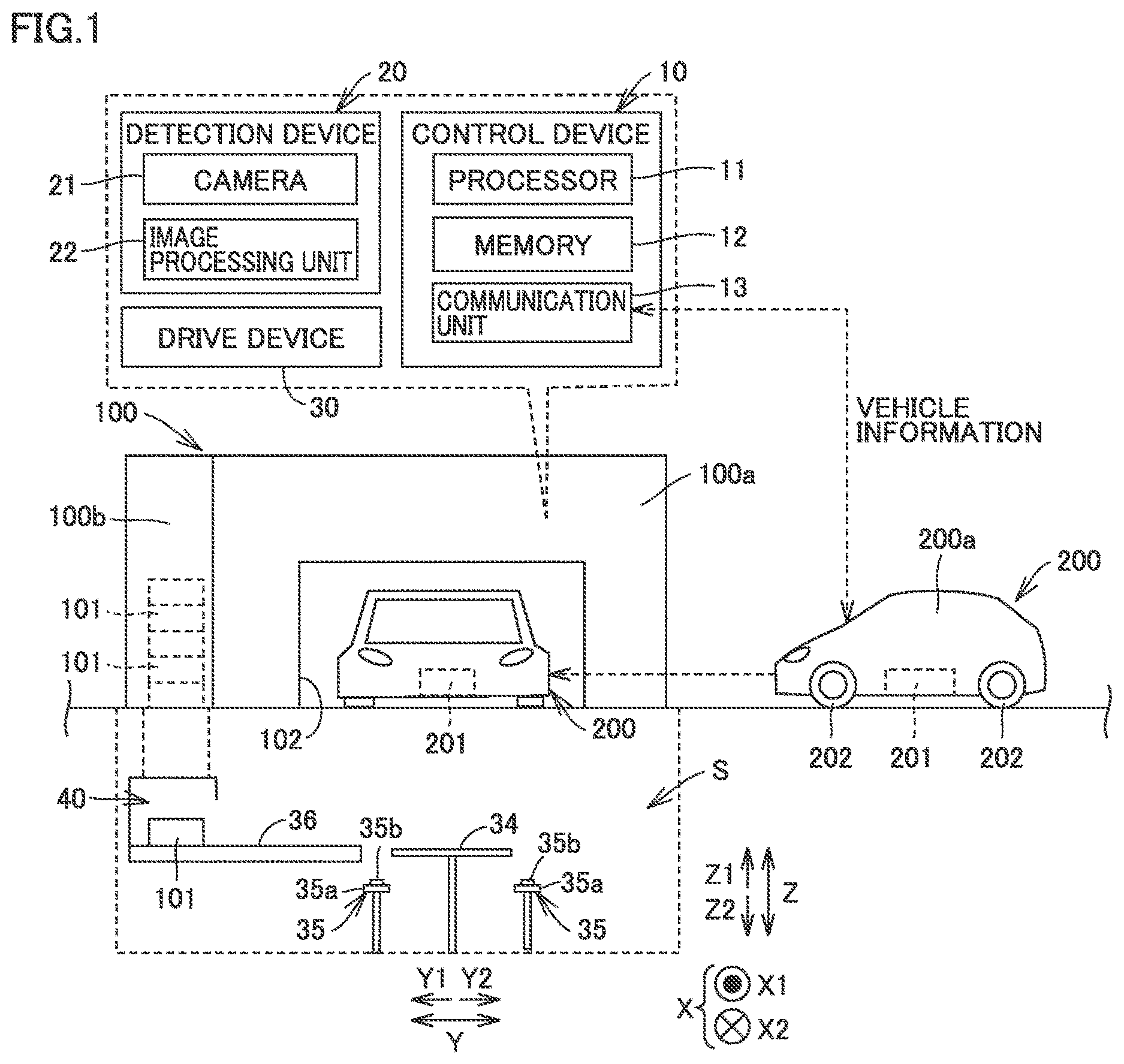 Patent US12611951 Figure 1 – Battery replacement apparatus