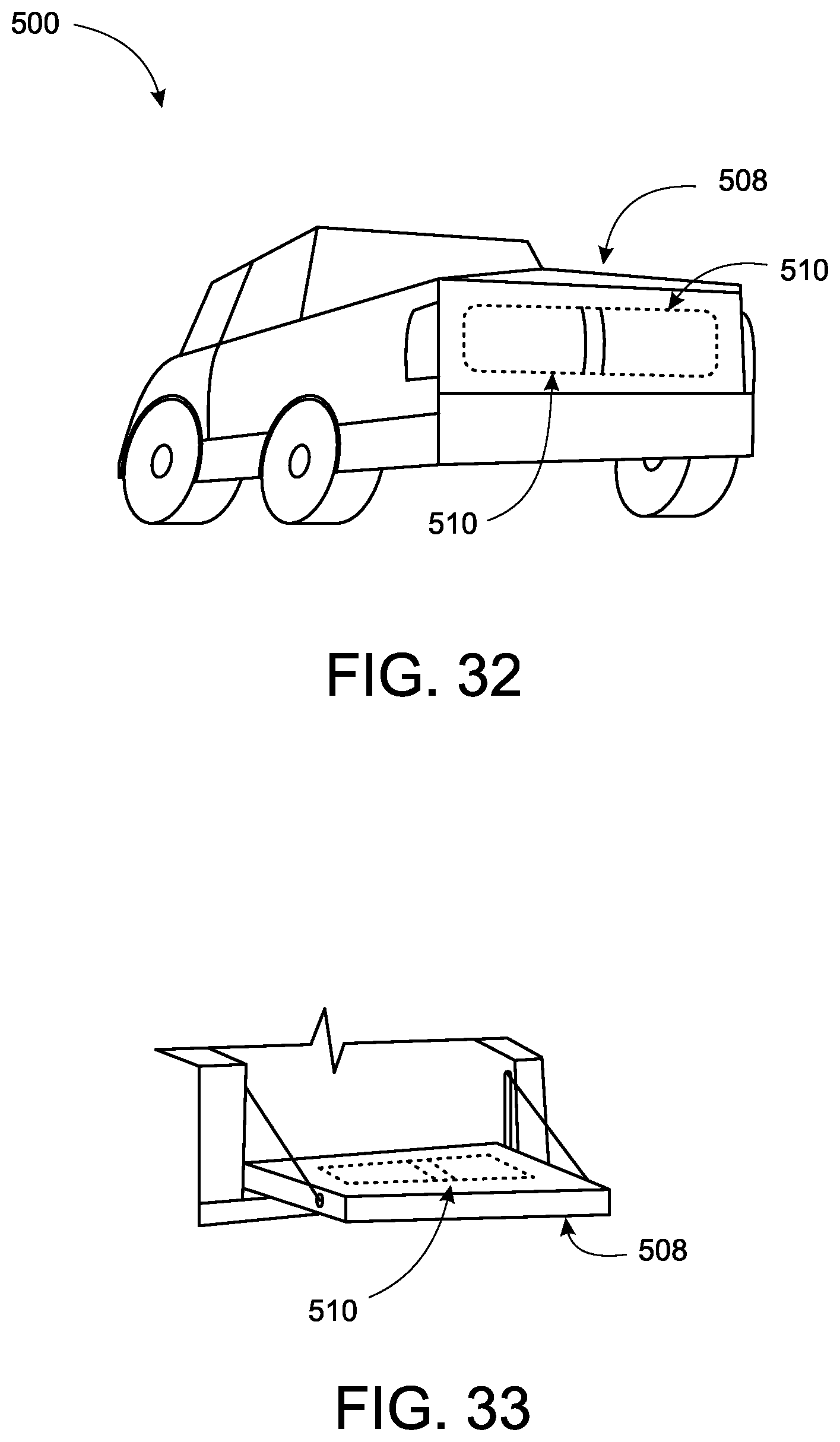 Patent US12611952 Figure 18 – Electric truck with an electric tailgate