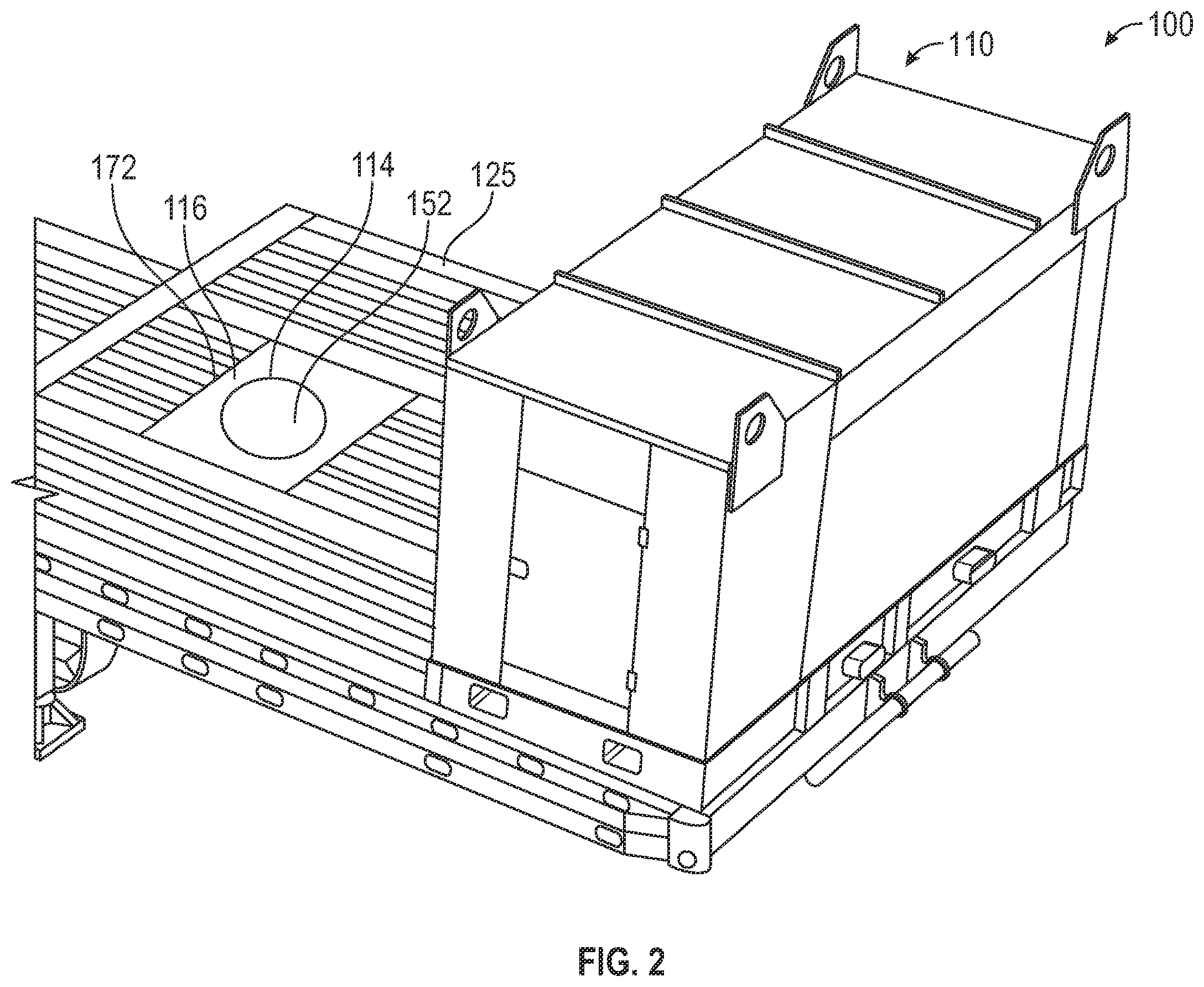 Patent US12611953 Figure 2 – Delivery truck with charge capability
