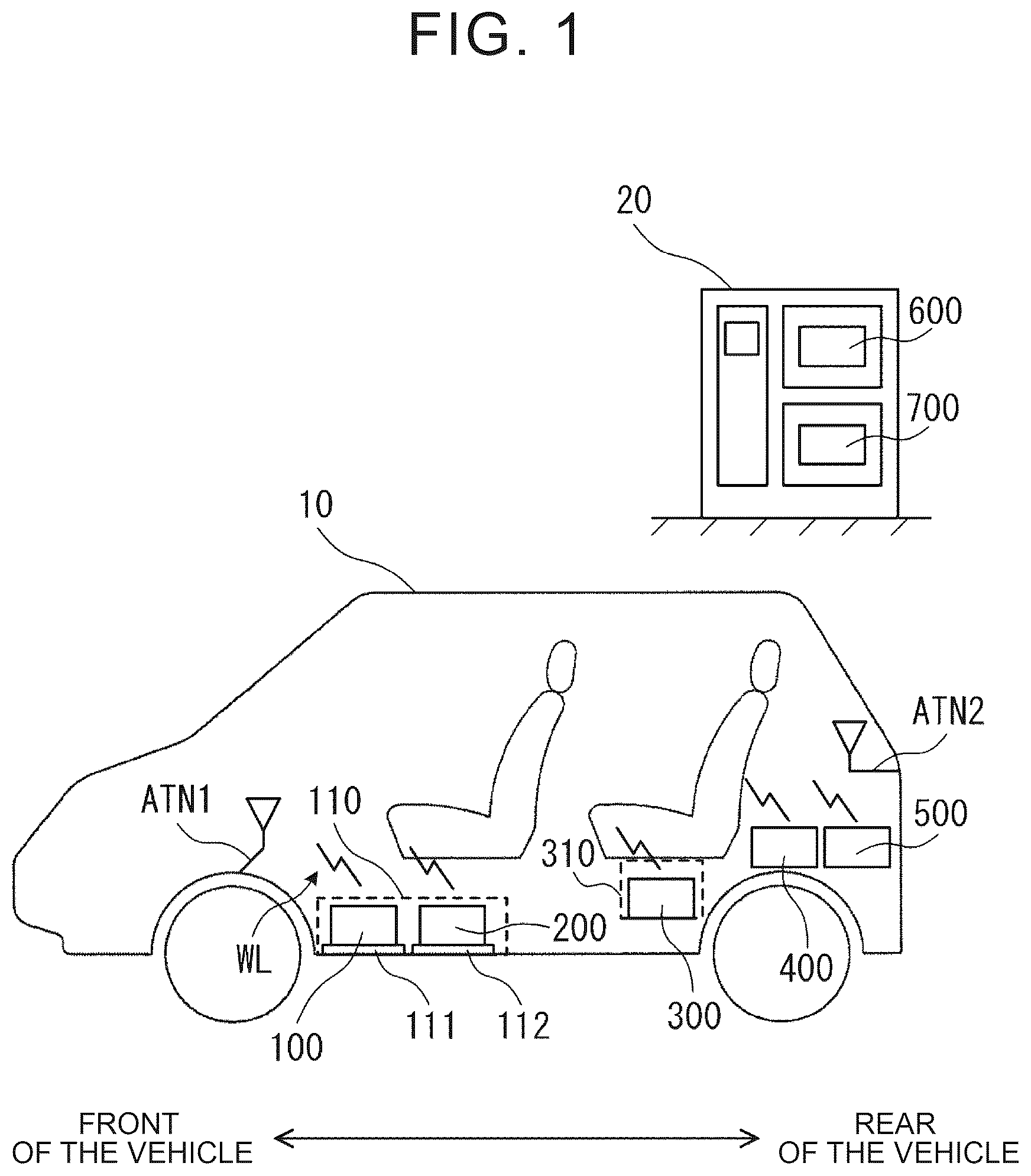 Patent US12611961 Figure 1 – Electrified vehicle