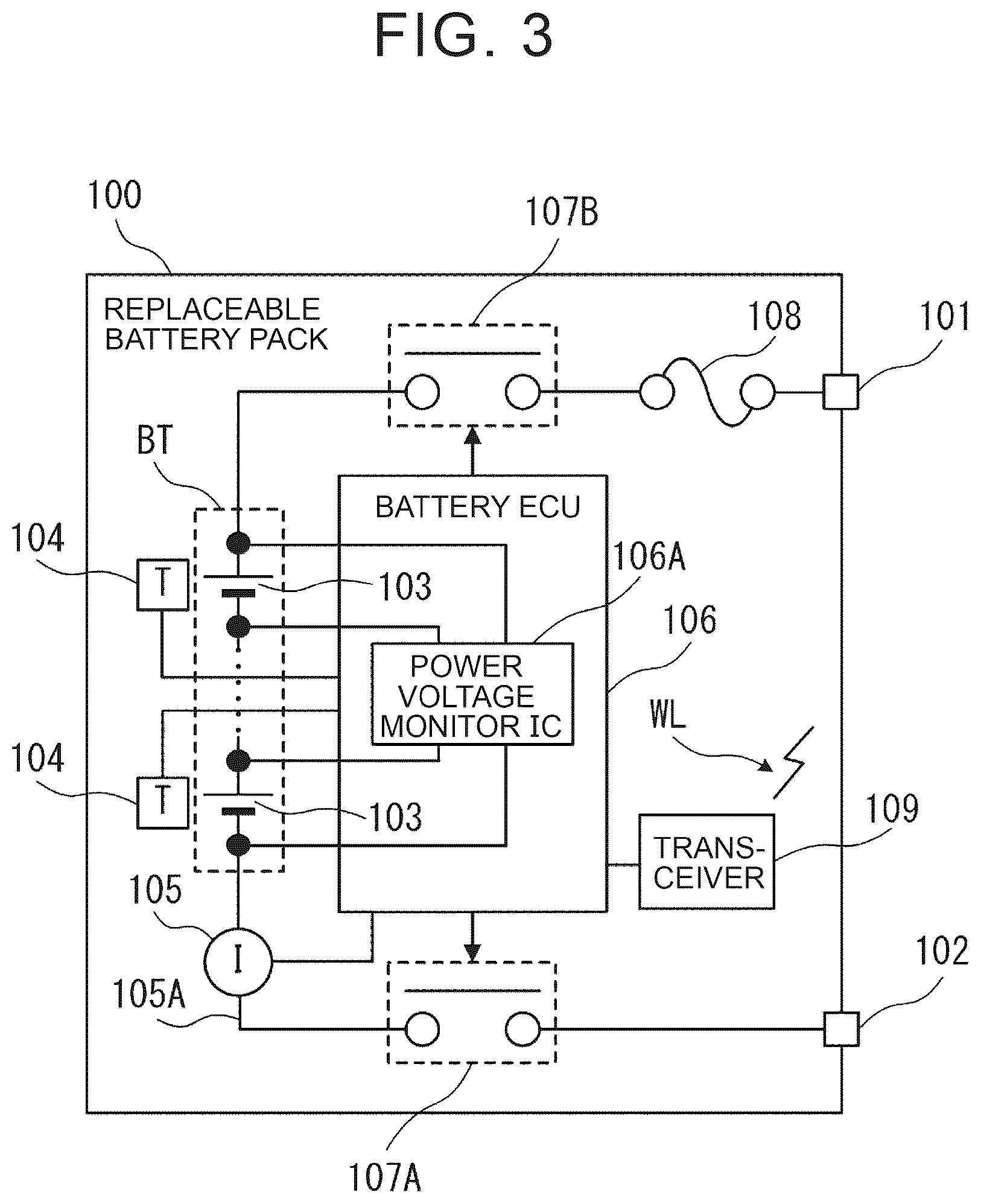 Patent US12611961 Figure 3 – Electrified vehicle