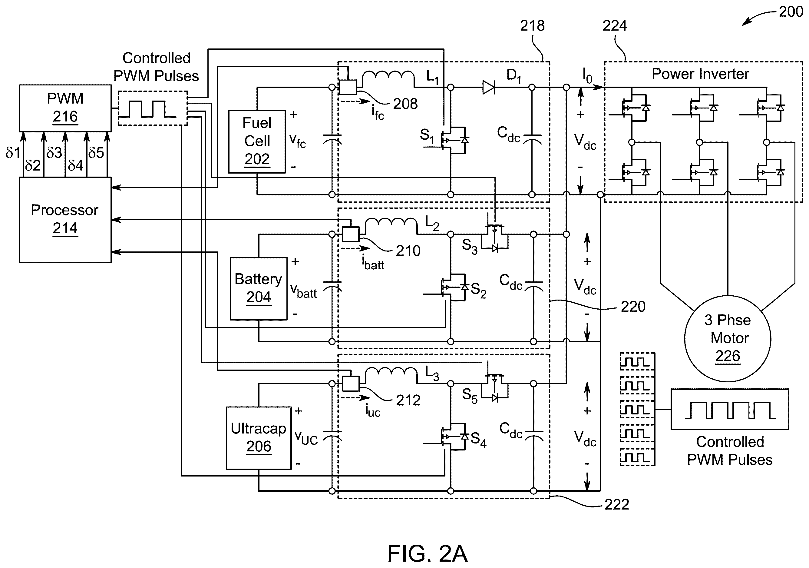 Patent US12611966 Figure 2 – Method to control battery-backed hybrid power system in a fuel cell electric vehicle