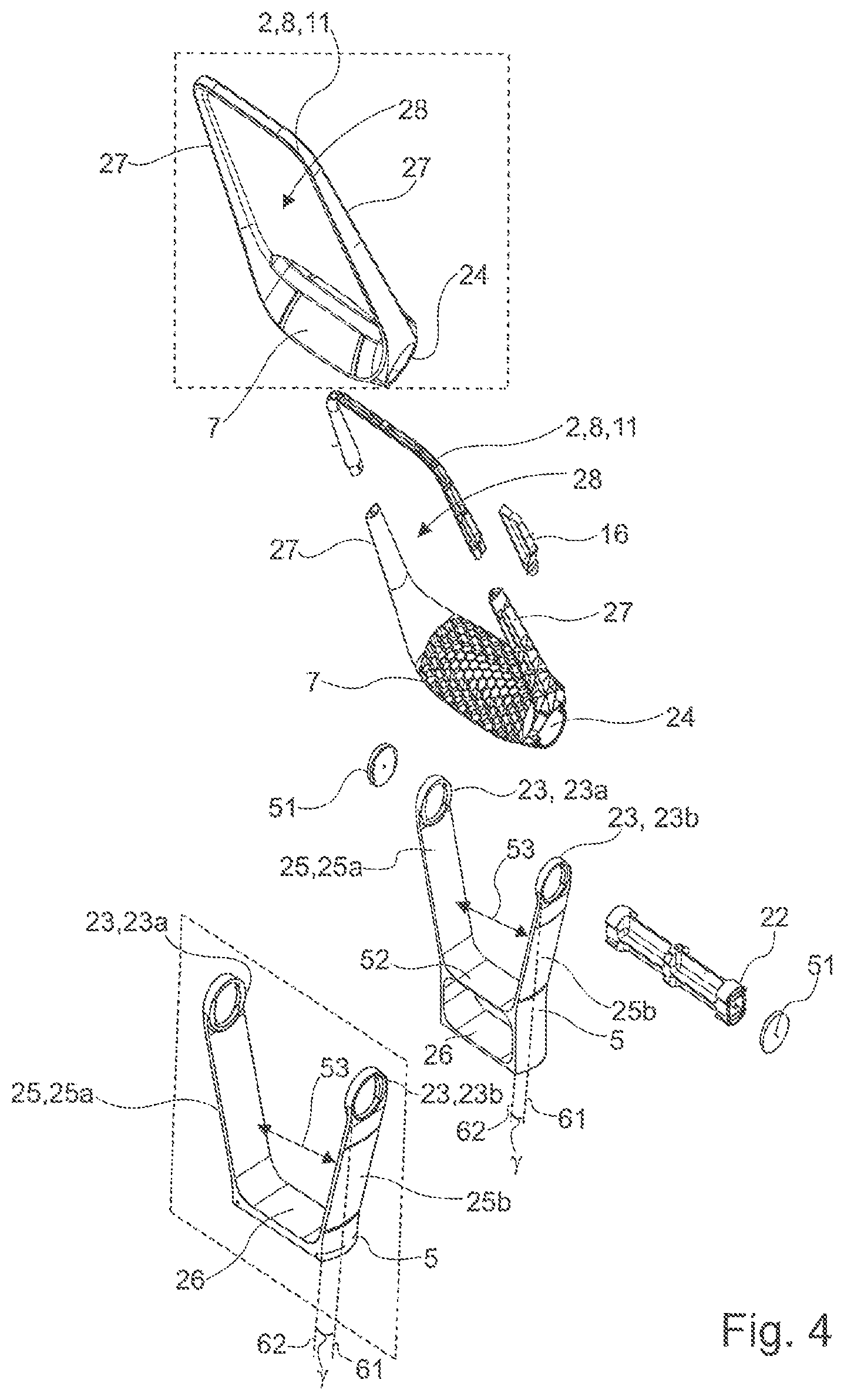 Patent US12611969 Figure 3 – Seat arrangement for a means of transport