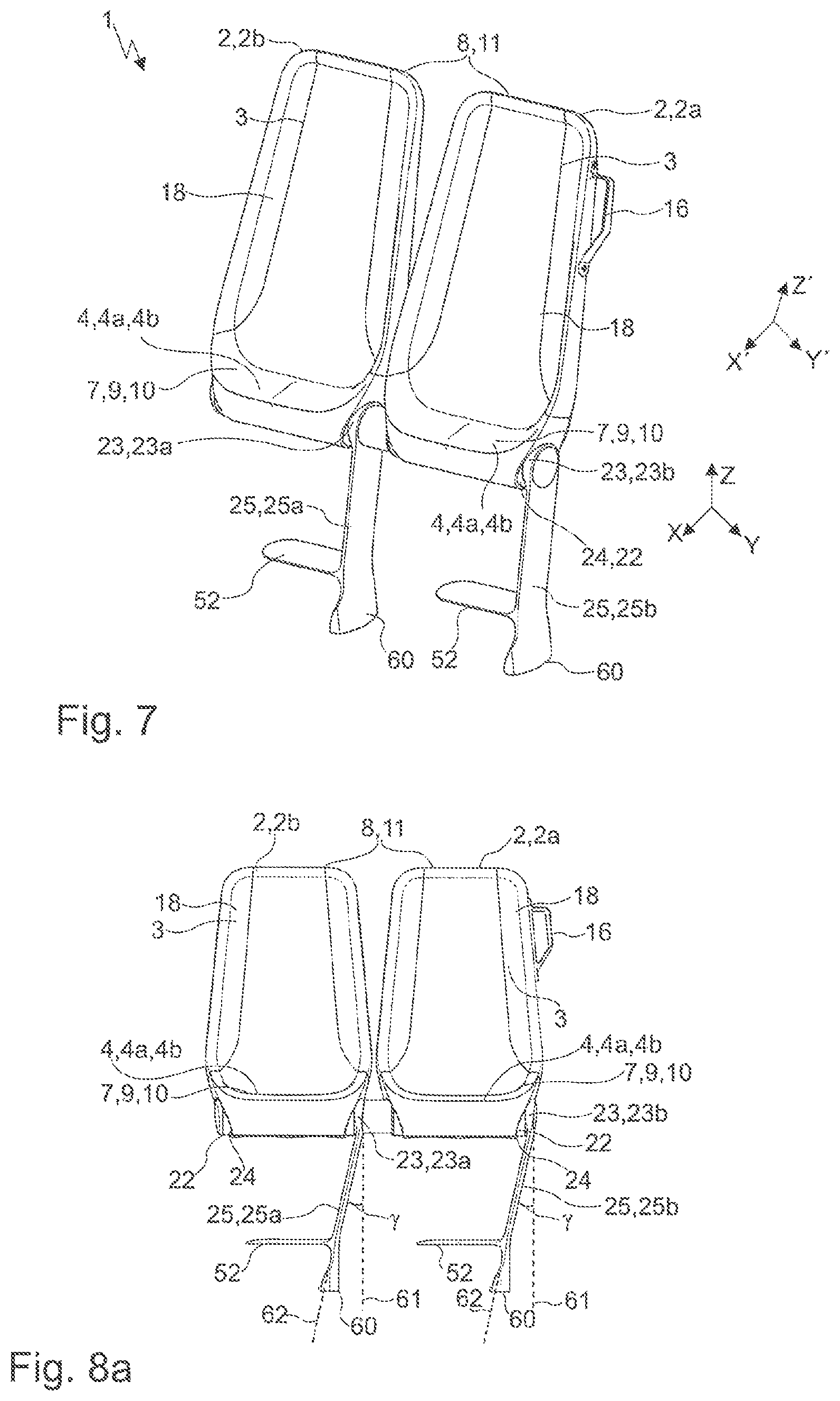 Patent US12611969 Figure 6 – Seat arrangement for a means of transport