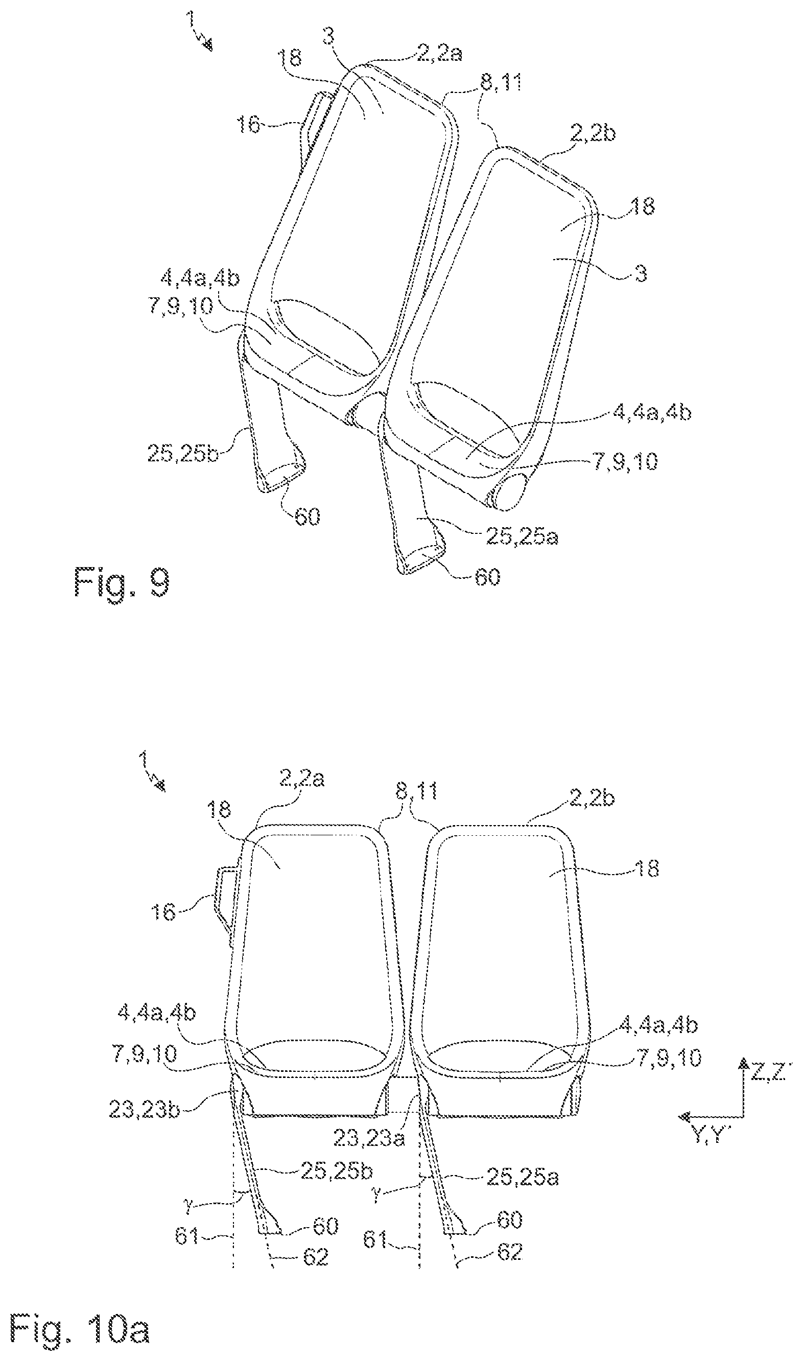 Patent US12611969 Figure 8 – Seat arrangement for a means of transport