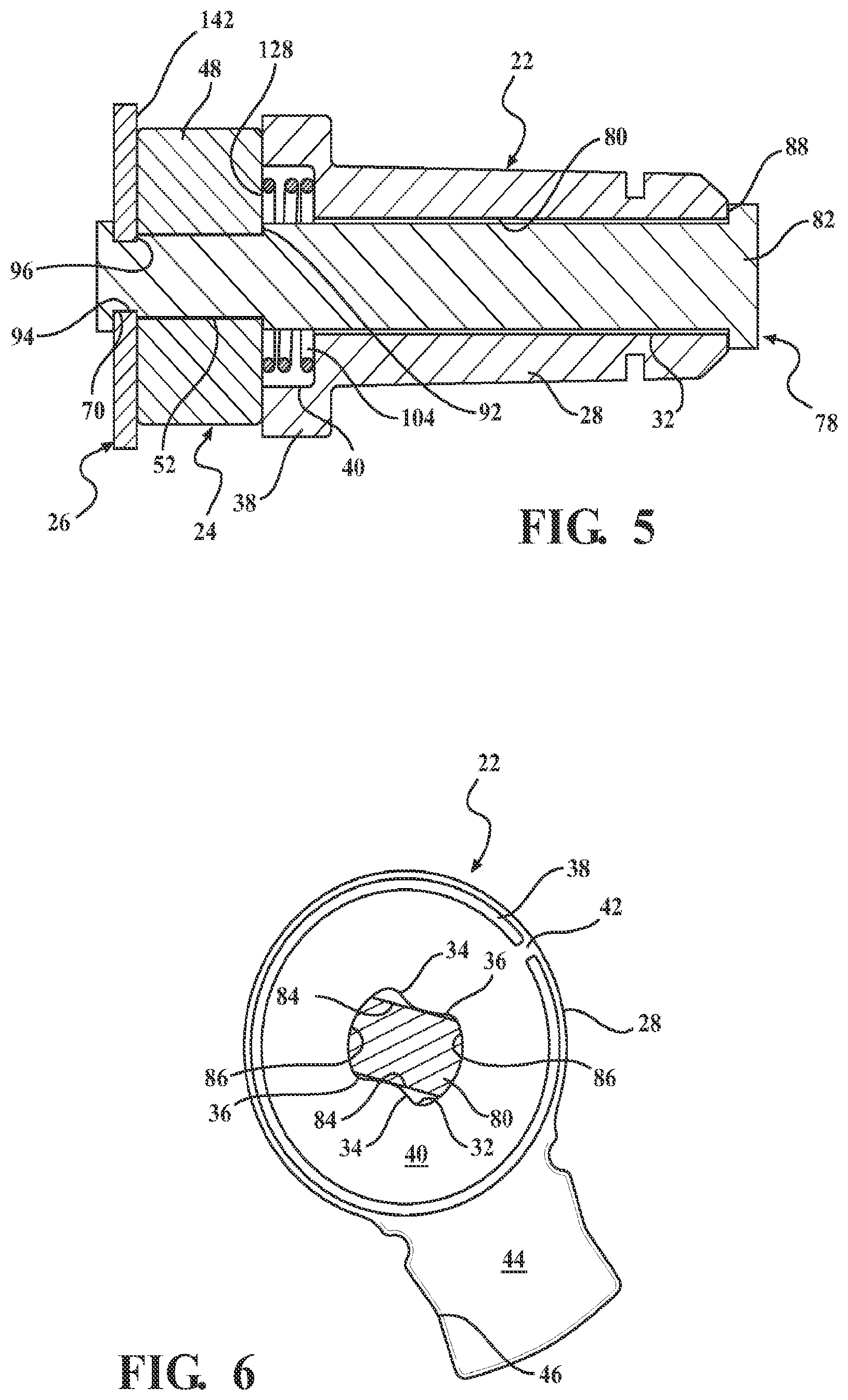 Patent US12611970 Figure 5 – Remote handle assembly