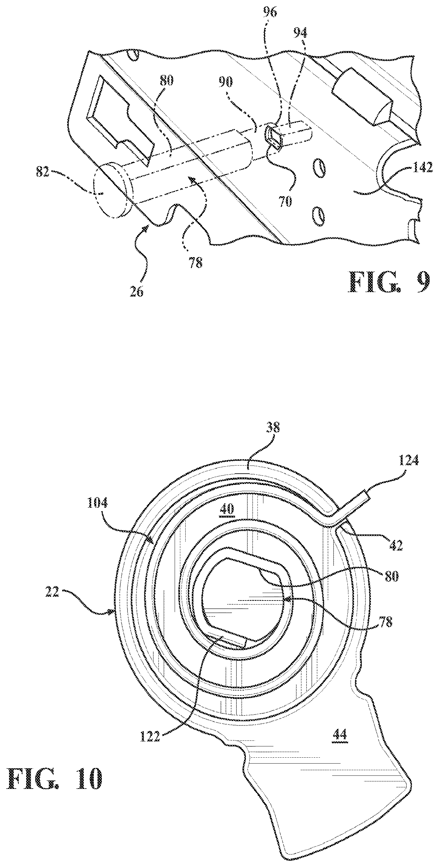 Patent US12611970 Figure 7 – Remote handle assembly