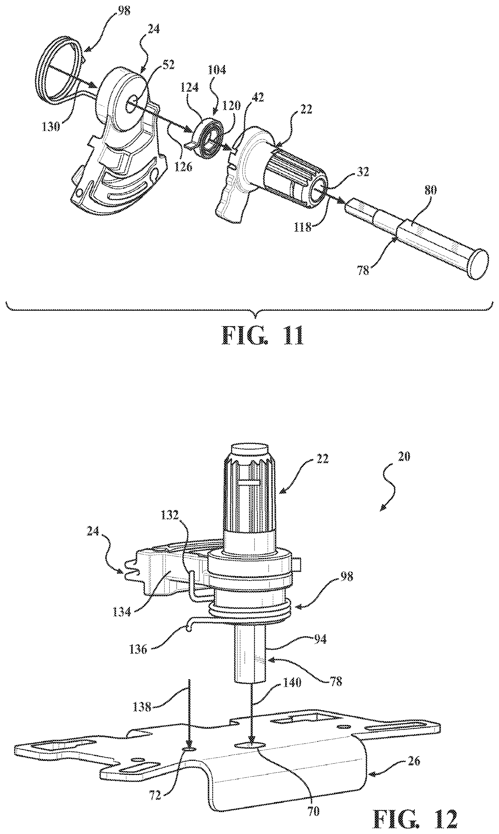 Patent US12611970 Figure 8 – Remote handle assembly