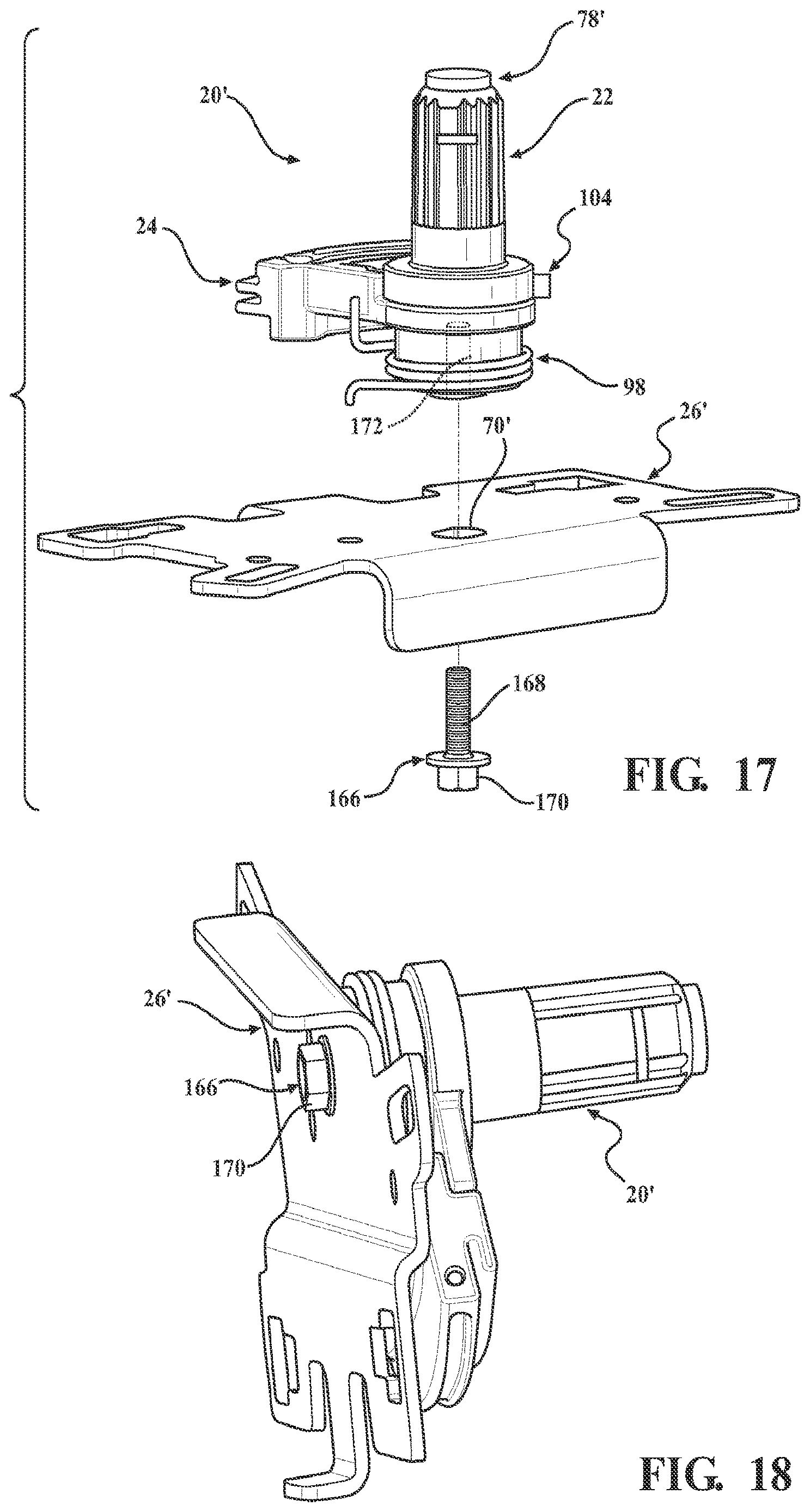 Patent US12611970 Figure 11 – Remote handle assembly