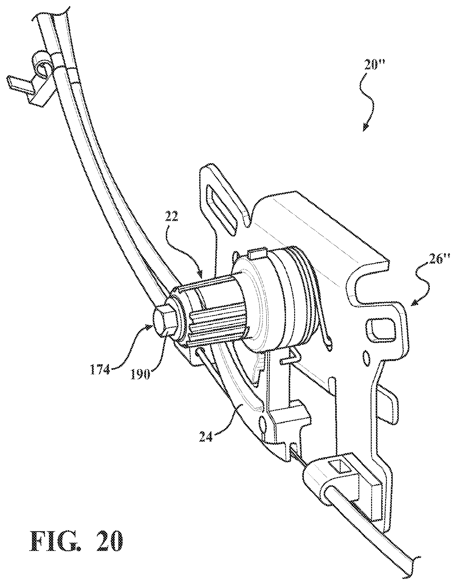 Patent US12611970 Figure 13 – Remote handle assembly