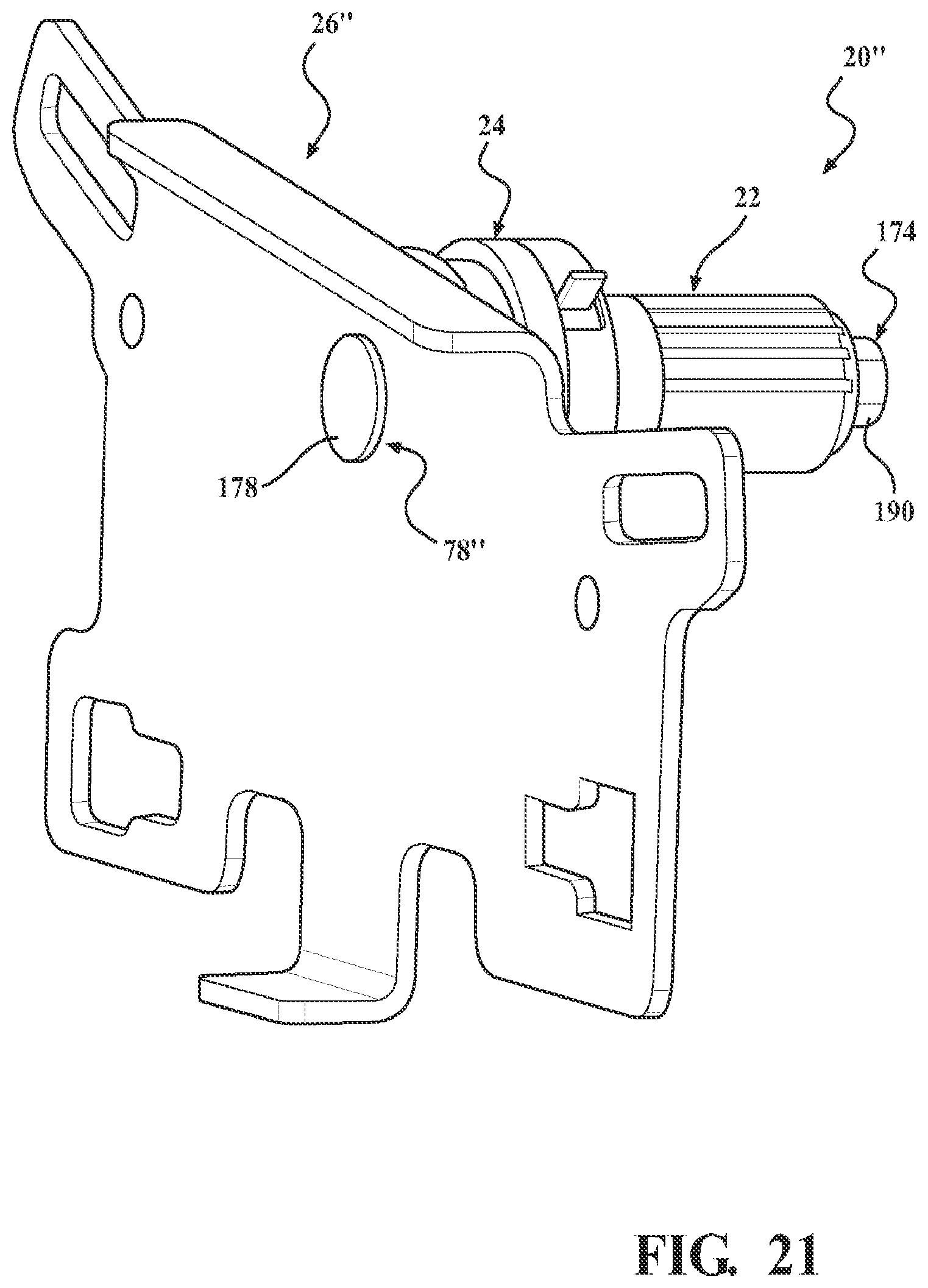 Patent US12611970 Figure 14 – Remote handle assembly