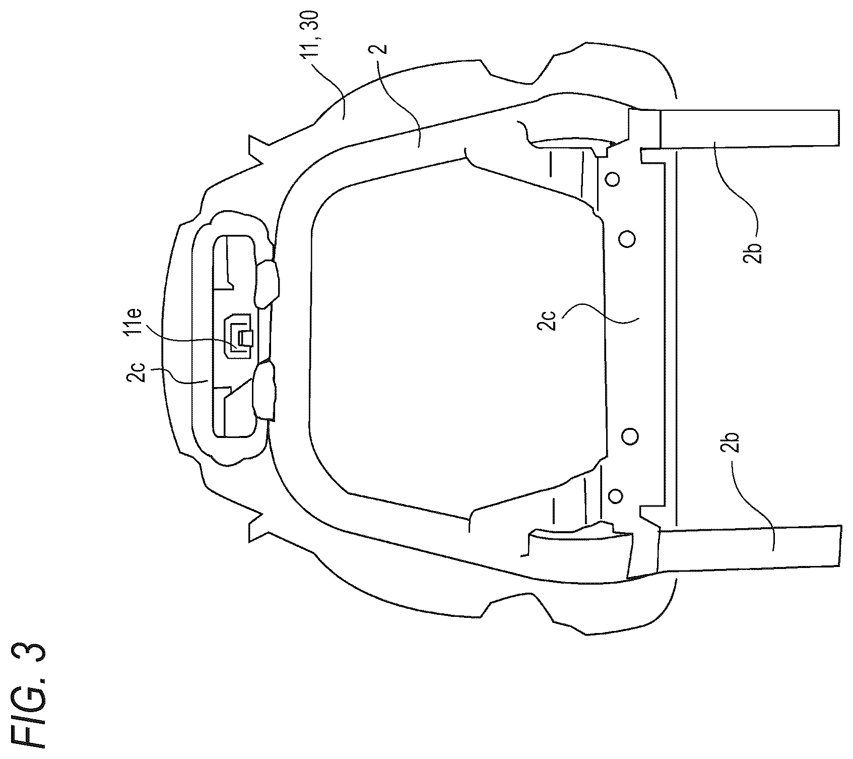 Patent US12611976 Figure 3 – Head rest