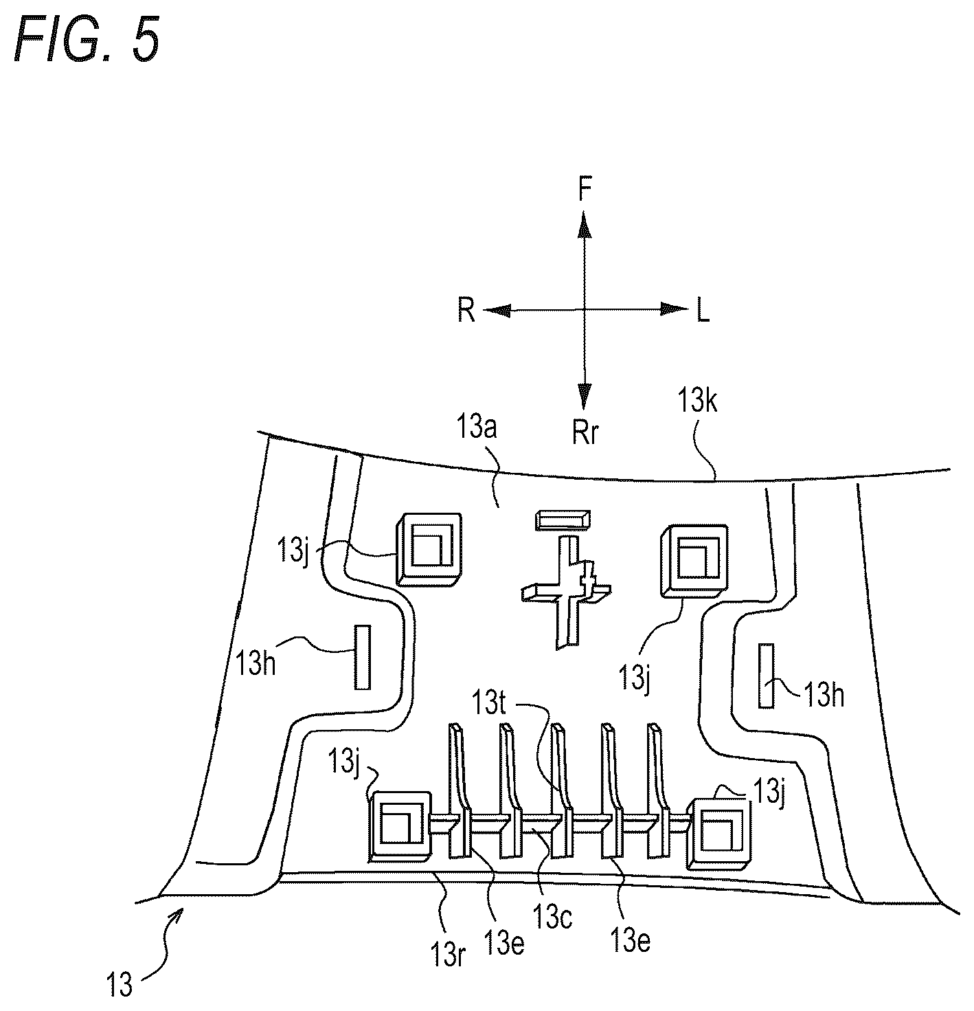 Patent US12611976 Figure 5 – Head rest
