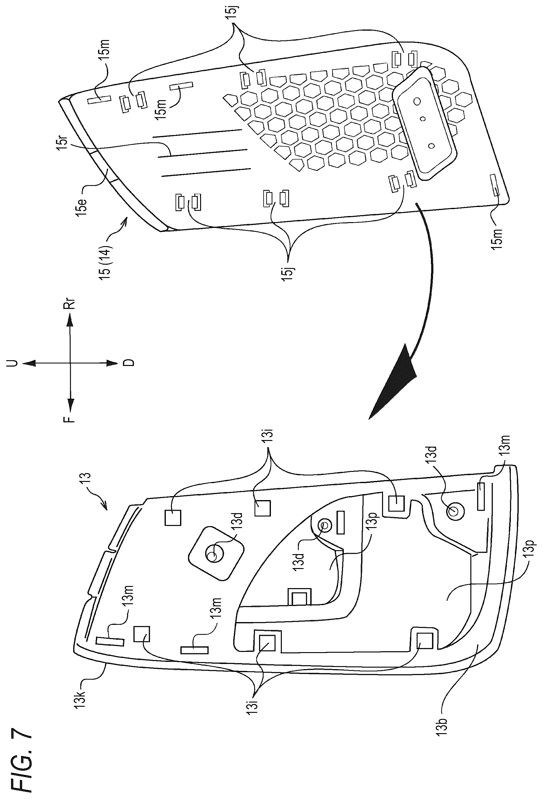 Patent US12611976 Figure 7 – Head rest