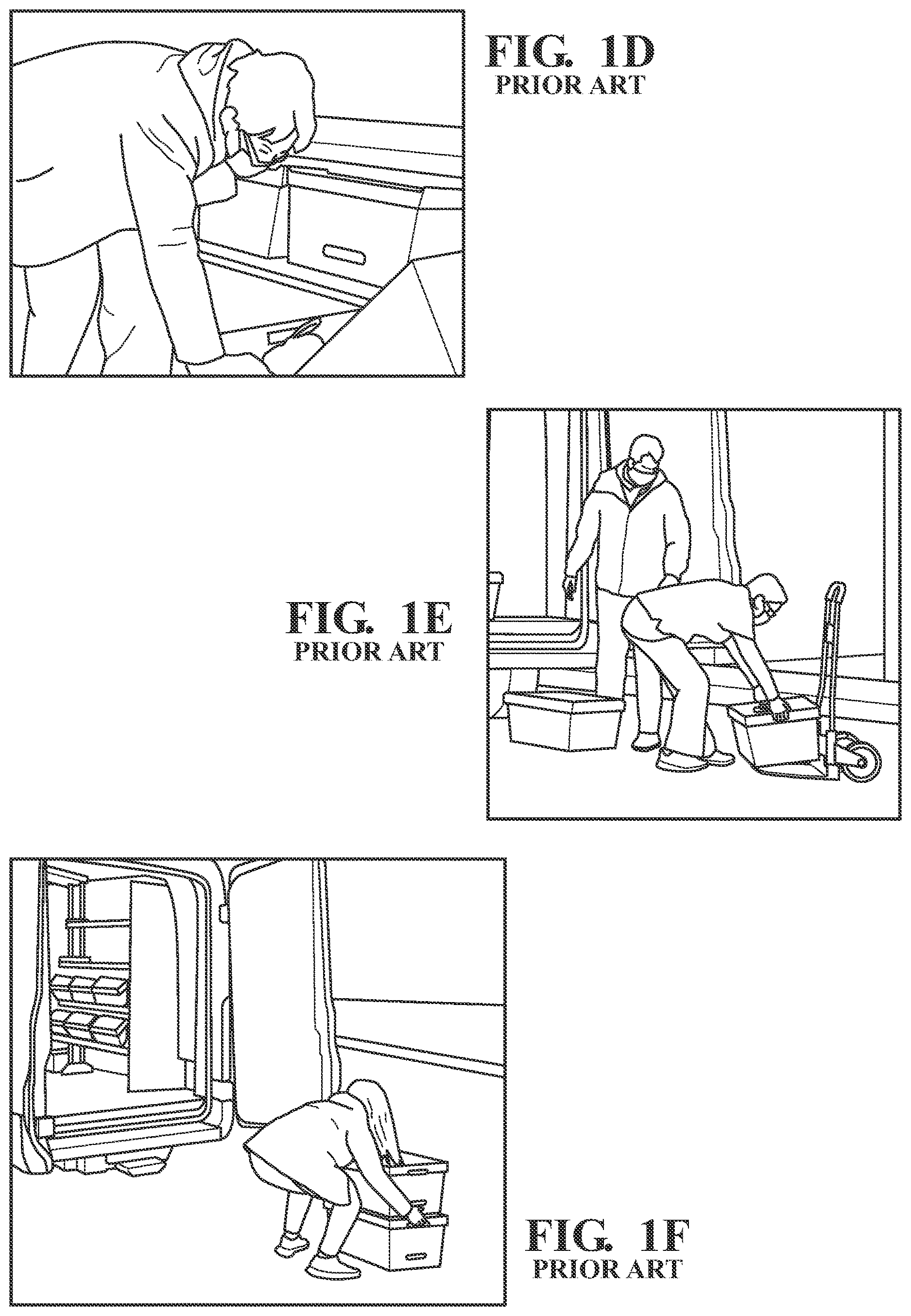 Patent US12611977 Figure 2 – Automatic shelving system for a vehicle