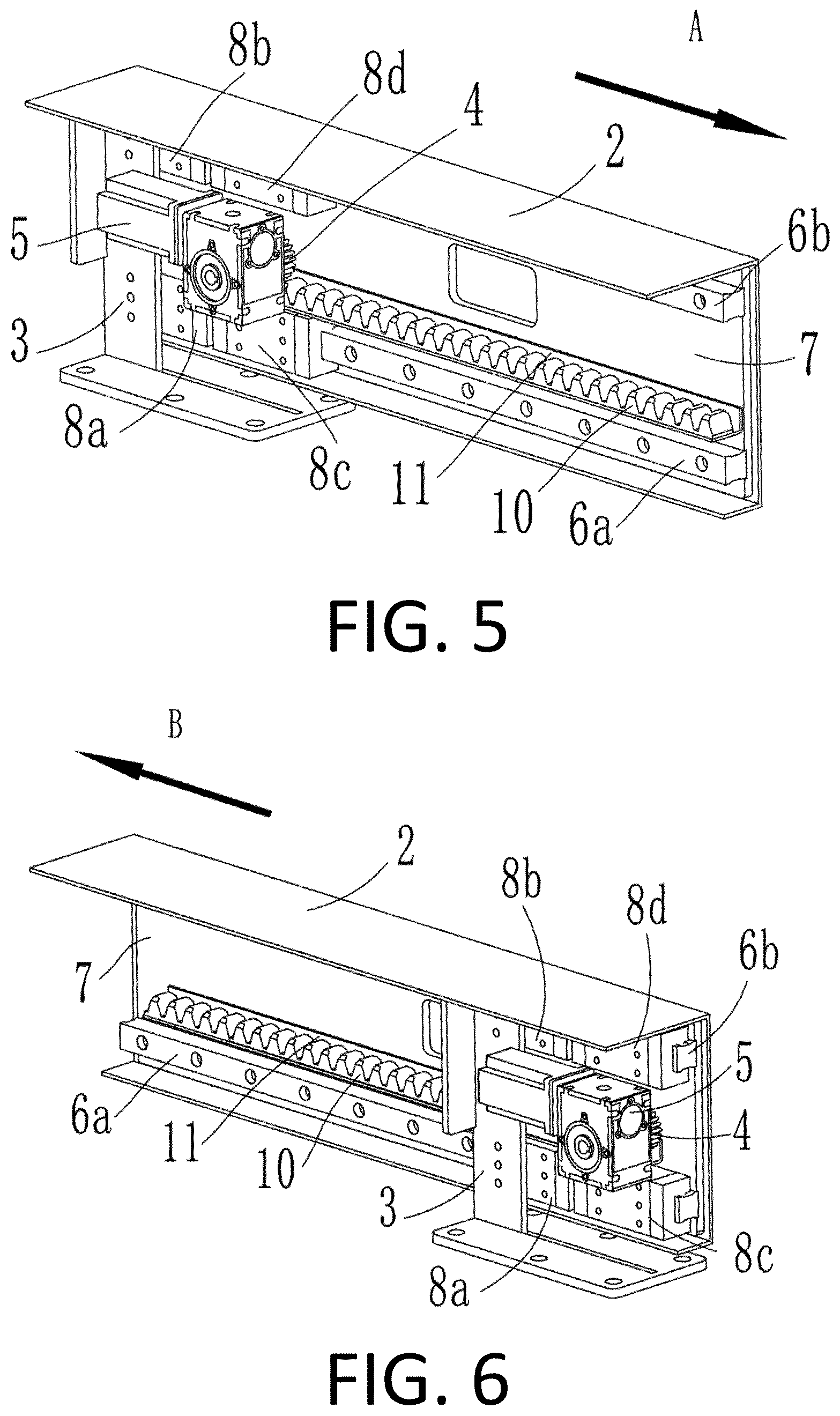 Patent US12611979 Figure 3 – Vehicle slide-out system with combined type cantilever rails