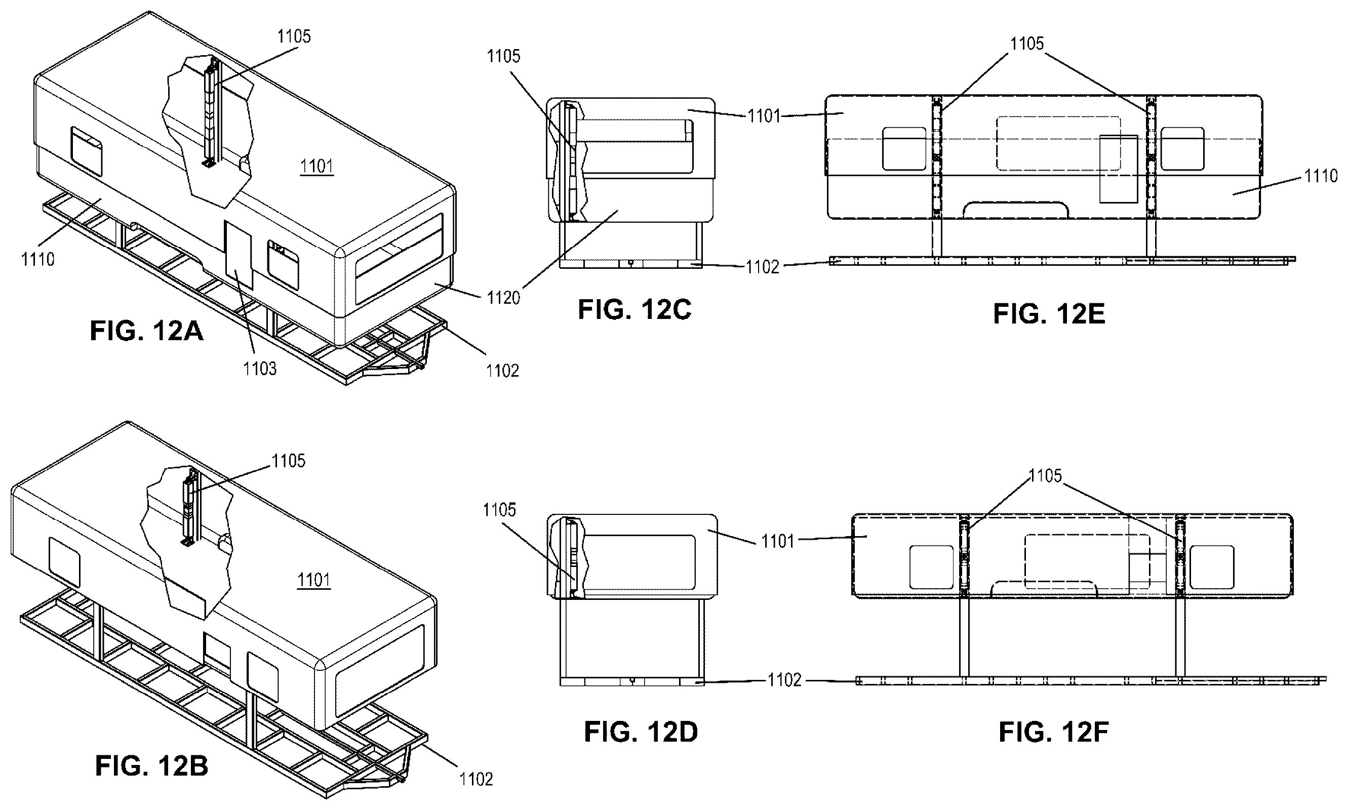 Patent US12611980 Figure 12 – Multi-purpose utility trailer