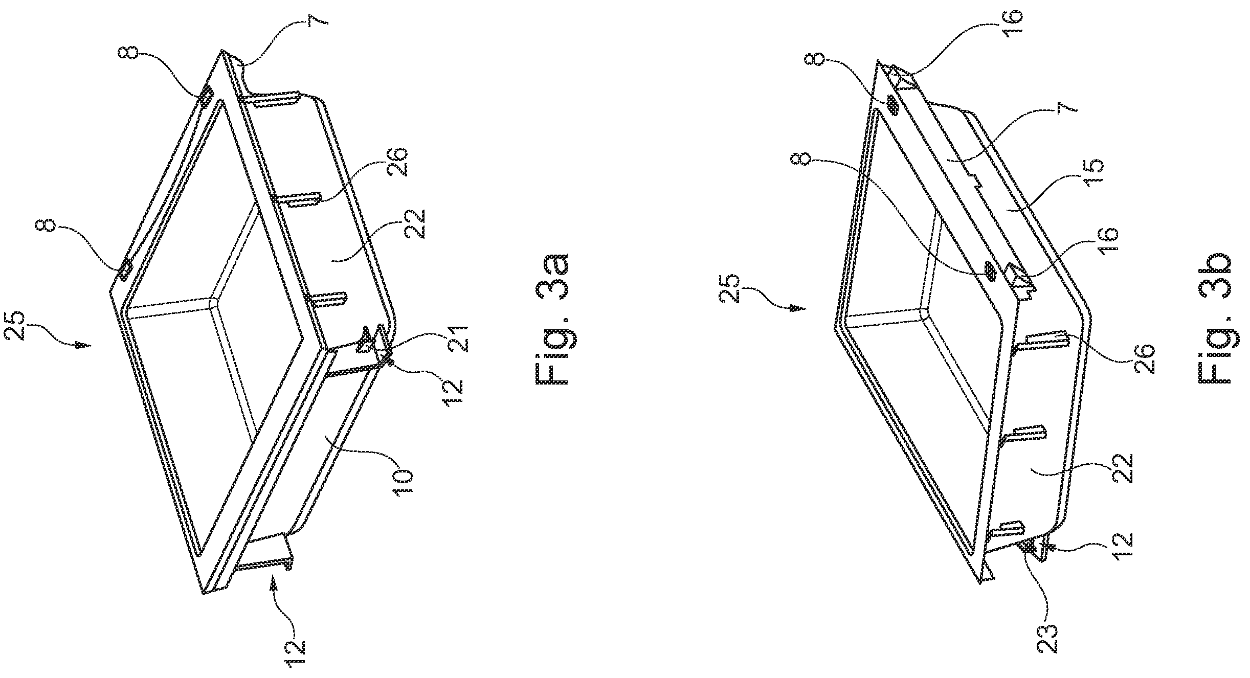 Patent US12611992 Figure 3 – Center console for a vehicle