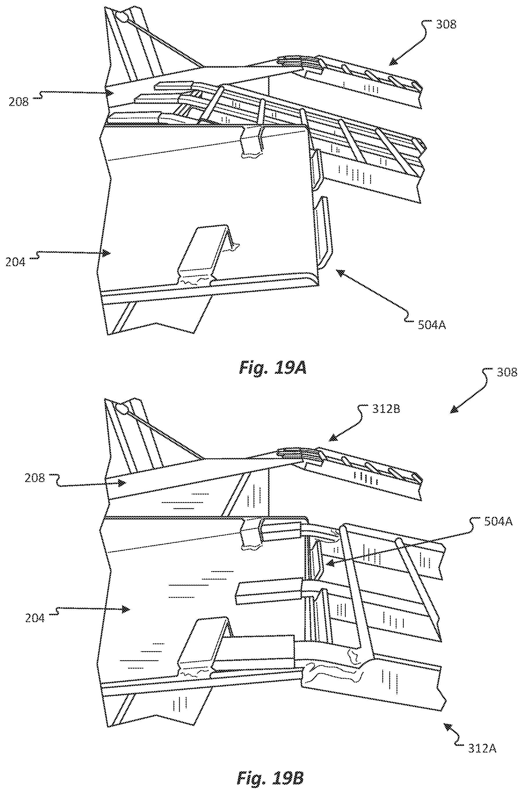 Patent US12611993 Figure 19 – Pickup bed ramp and rail assembly