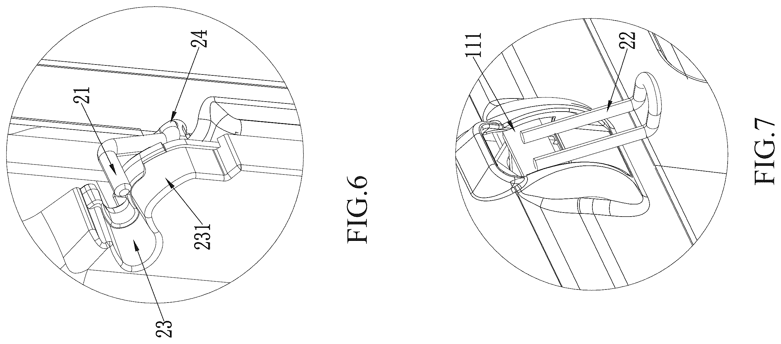Patent US12611994 Figure 6 – Electric cart and foldable storage basket thereof