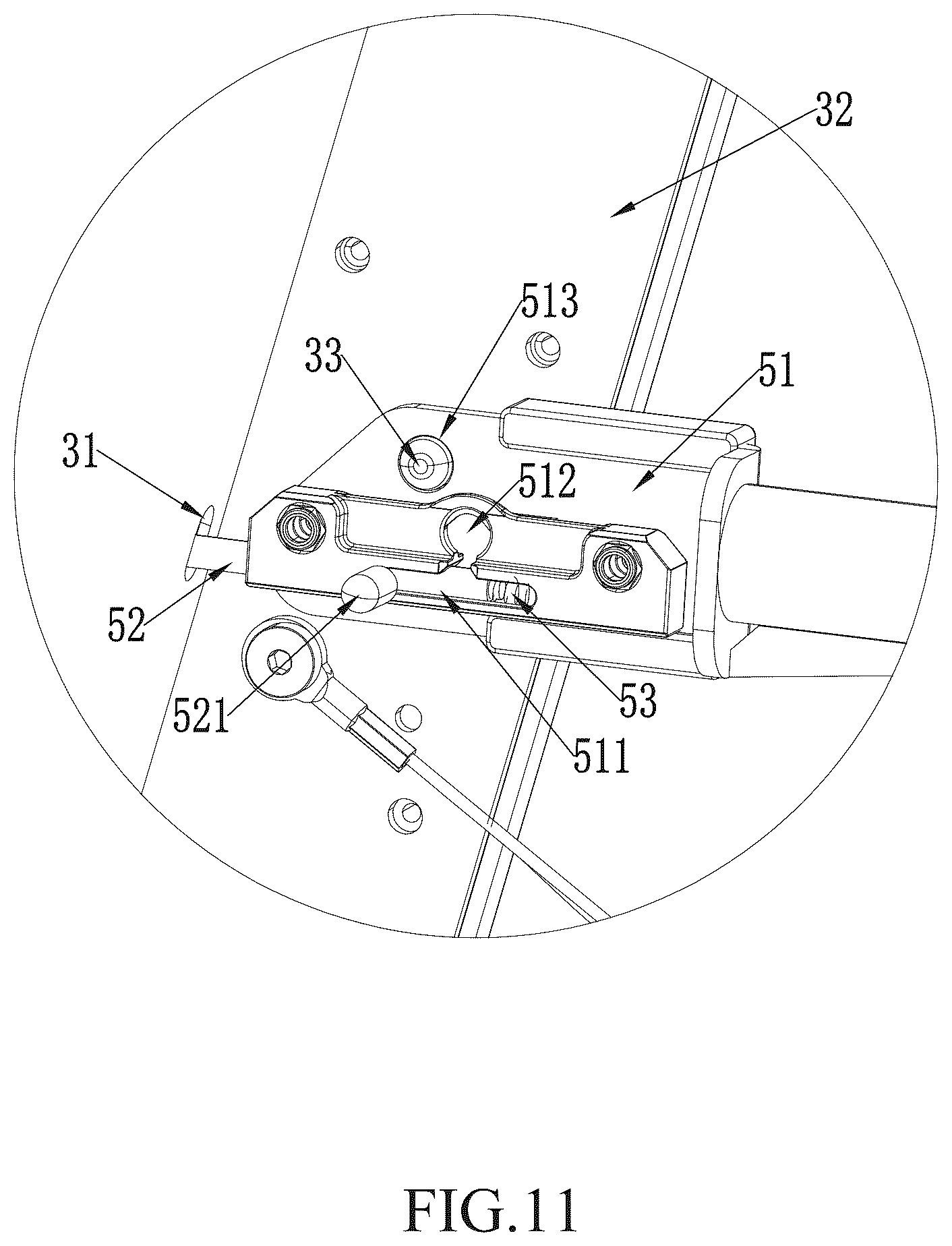 Patent US12611994 Figure 9 – Electric cart and foldable storage basket thereof